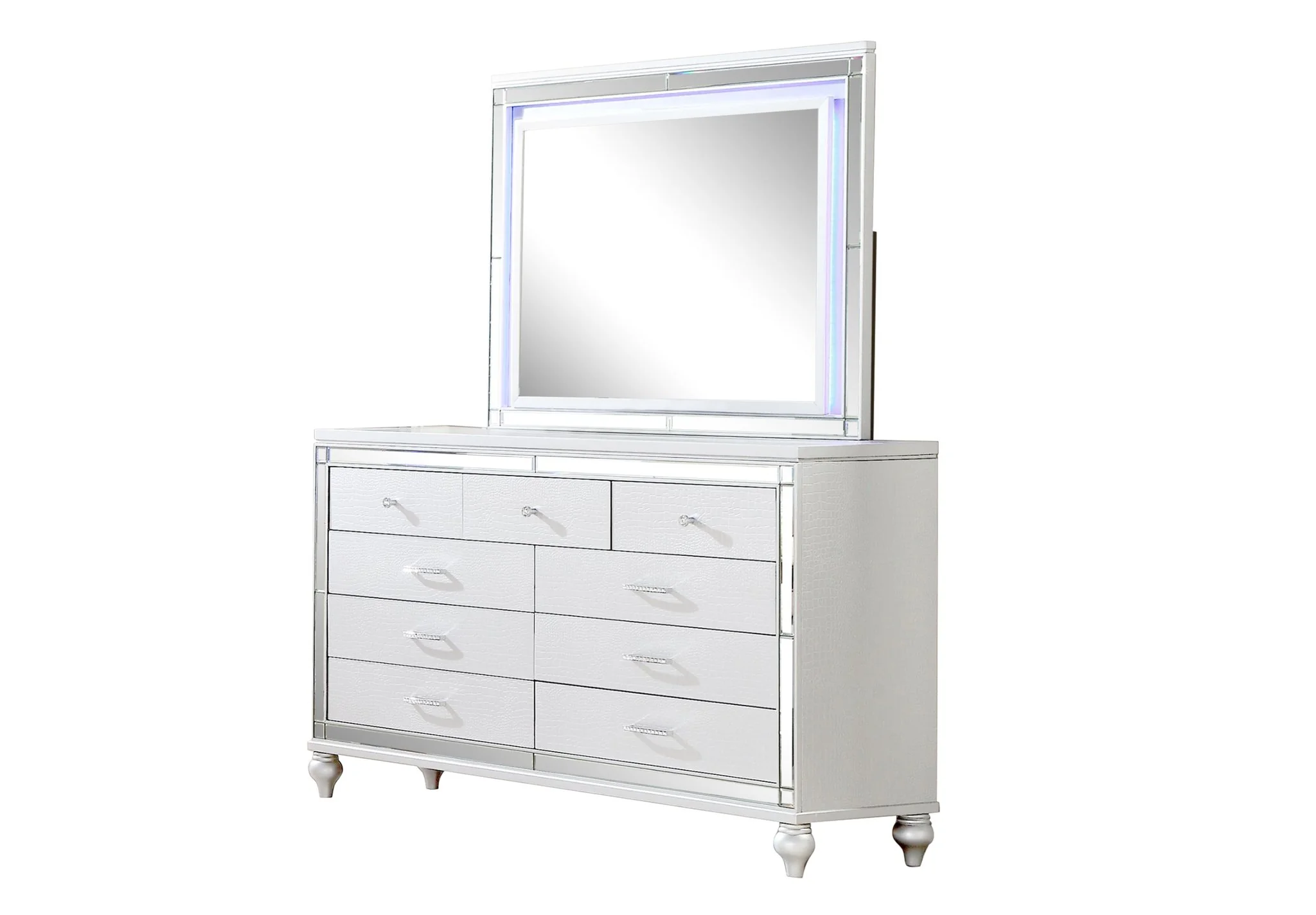 Sterling 5 Pc Queen Bed White - Image 13