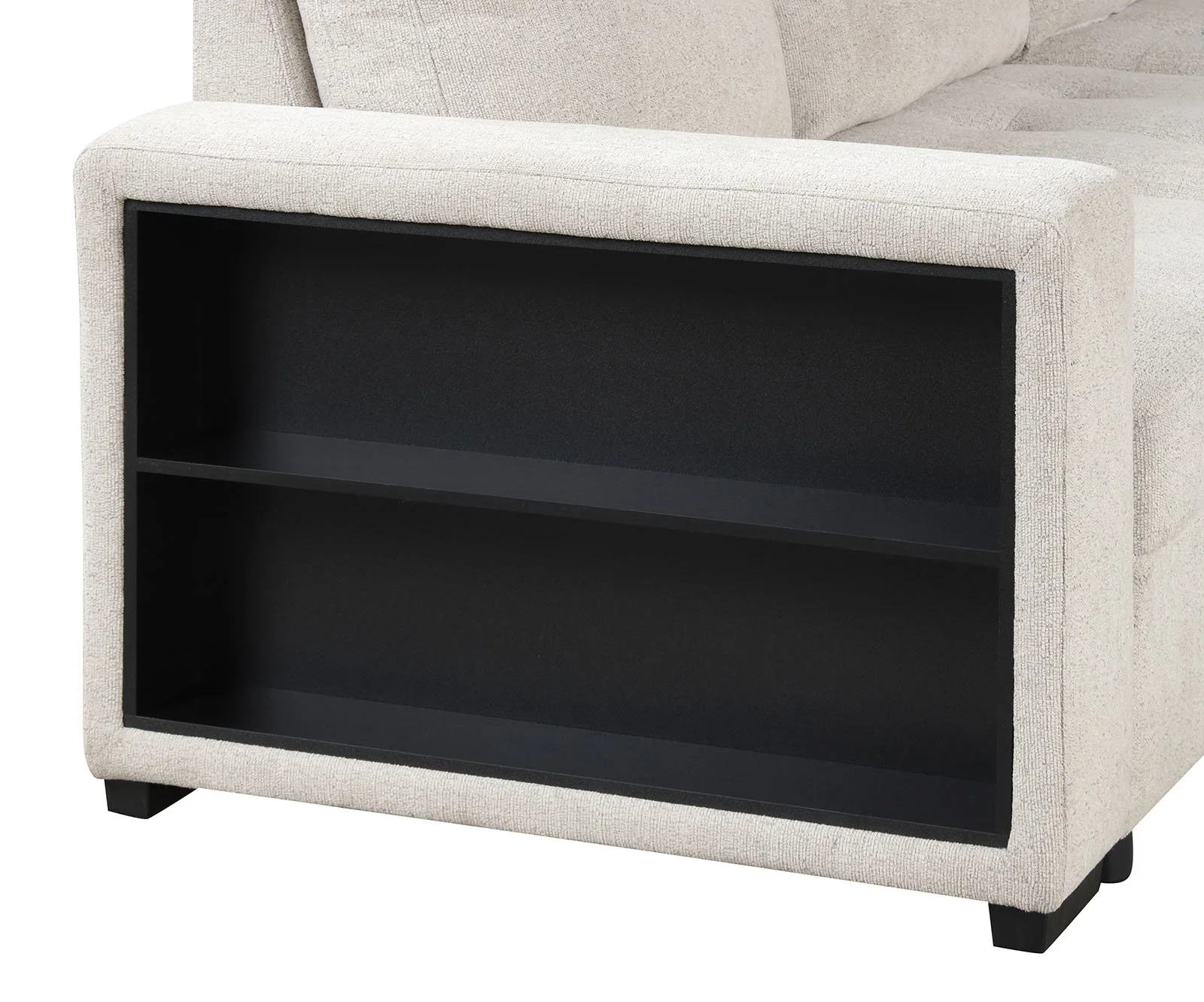 Stockwell Sleeper Sofa Sectional, Beige - Image 6
