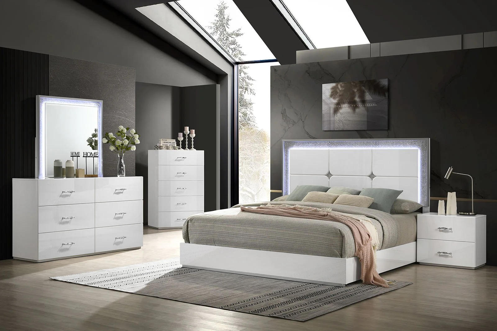 Stoholm Dresser, White