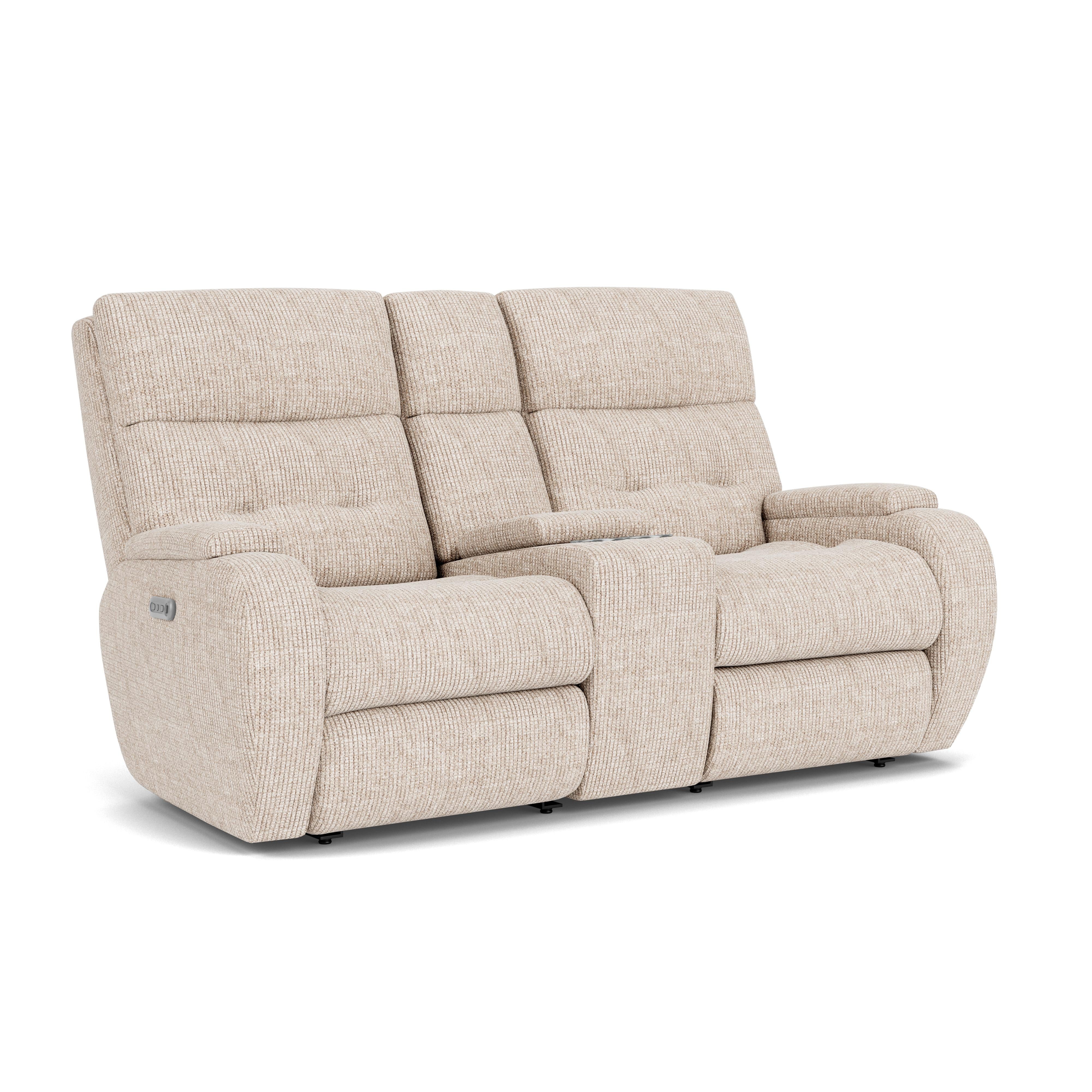 Strait 2906-601H Power Reclining Loveseat with Console & Power Headrests - Image 5