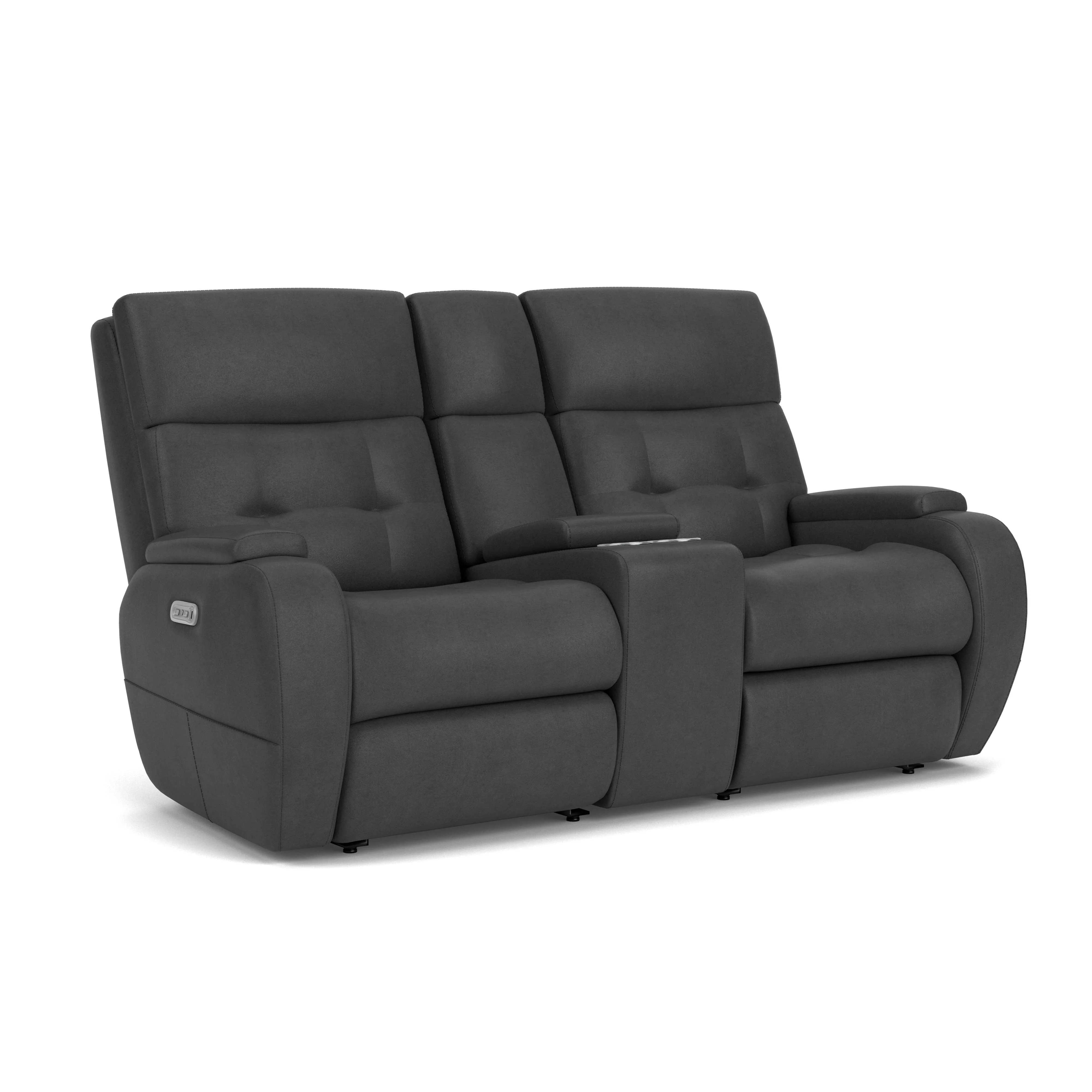 Strait B3906-601H Power Reclining Loveseat with Console & Power Headrests - Image 6