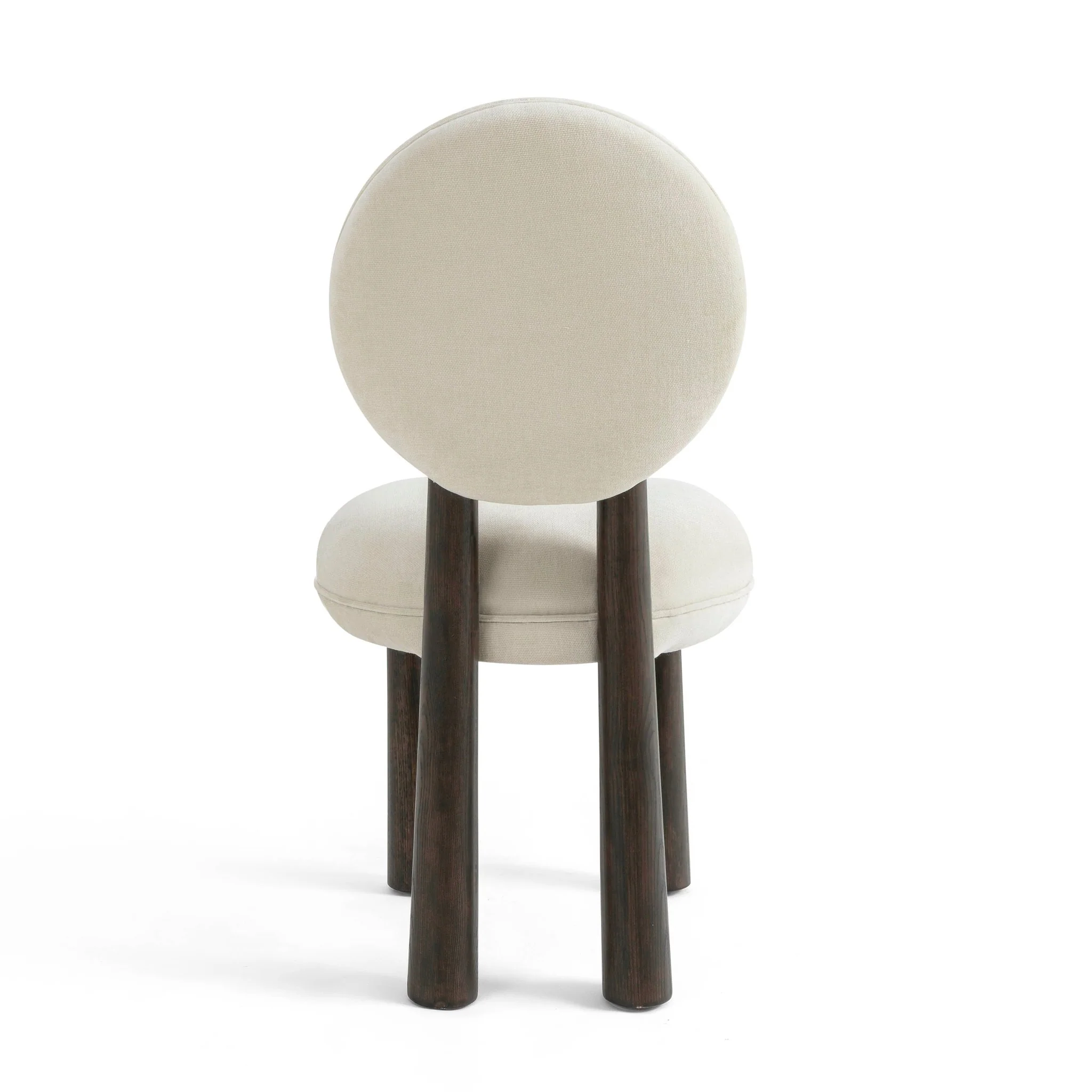 Sulley Cream Perfomance Chenille Dining Chair - Image 5