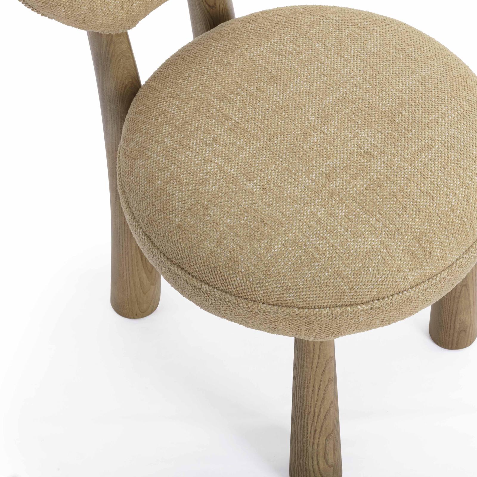 Sulley Honey Tan Perfomance Basketweave Dining Chair - Image 6