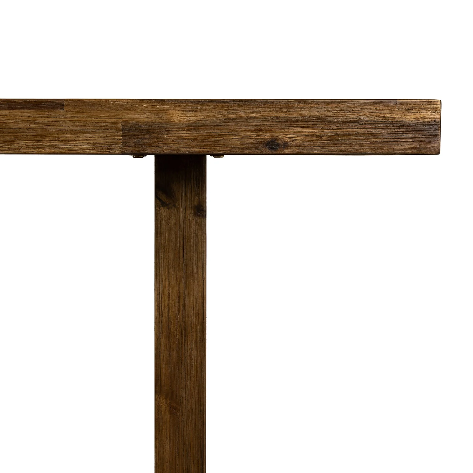 Superb Rustic Oak Dining Table - Image 4