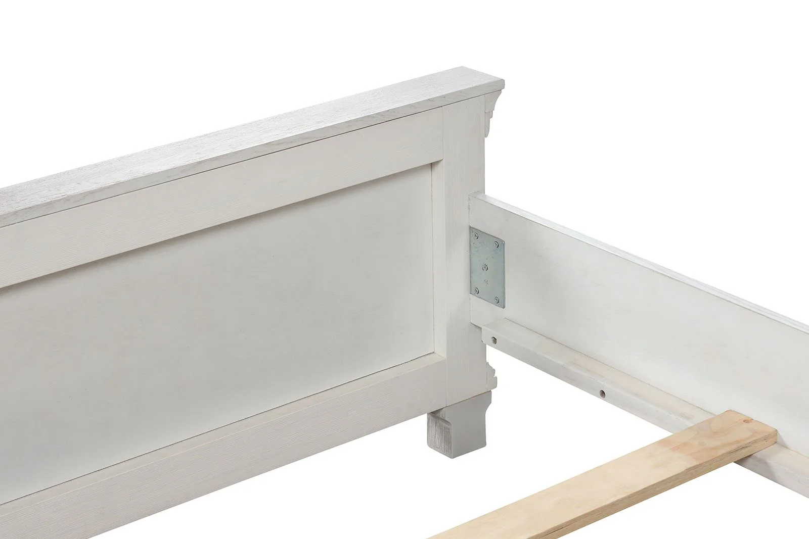 Swanley E.King Bed, Weathered Gray - Image 9