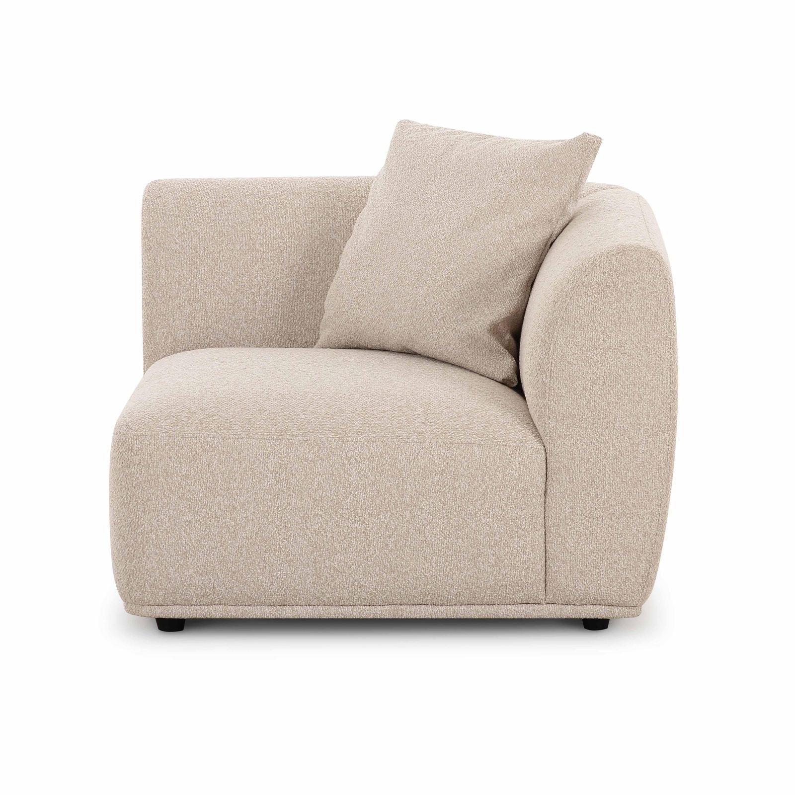 Sylvie Cream Boucle Corner Chair - Image 2