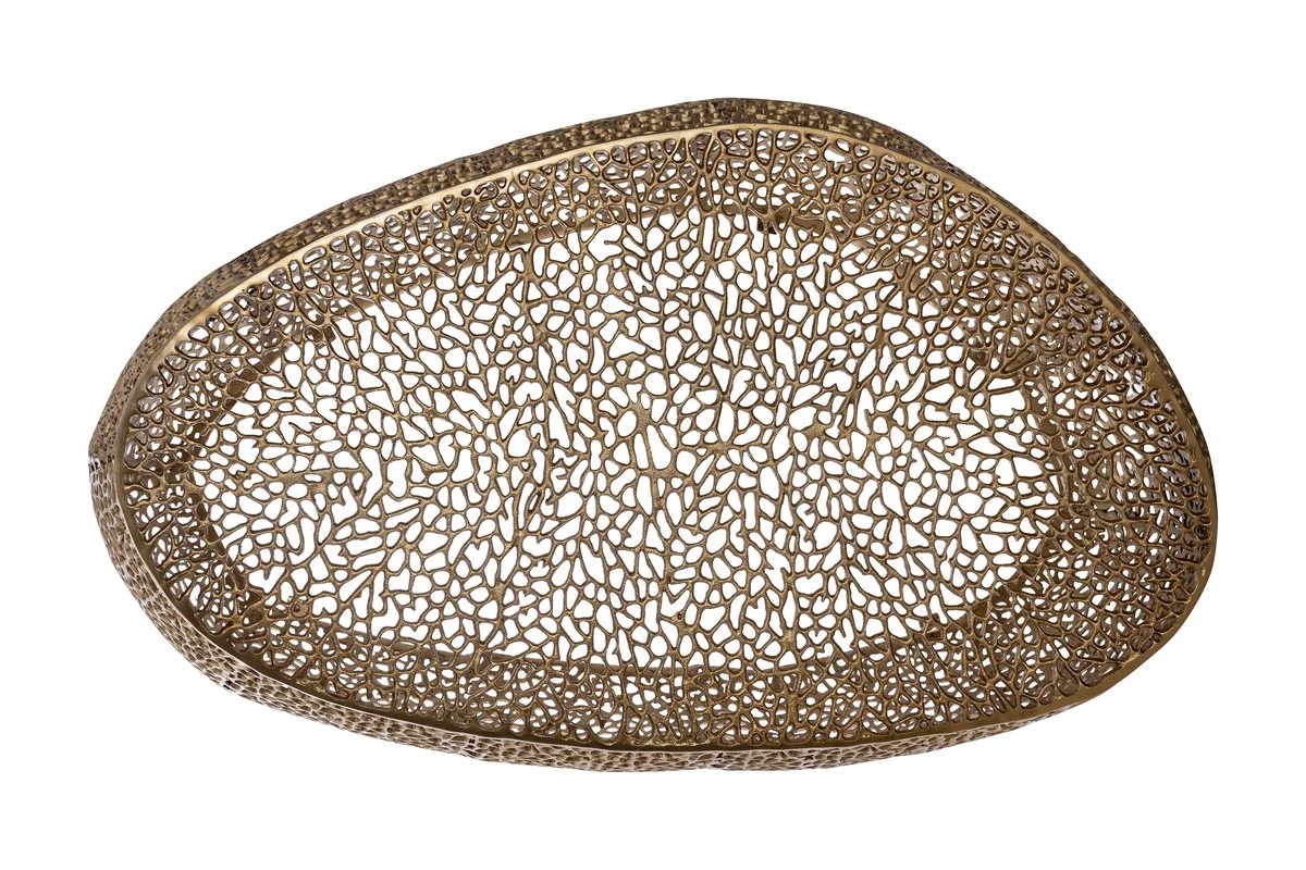 T3601-50 Oval Coffee Table Gold - Image 3