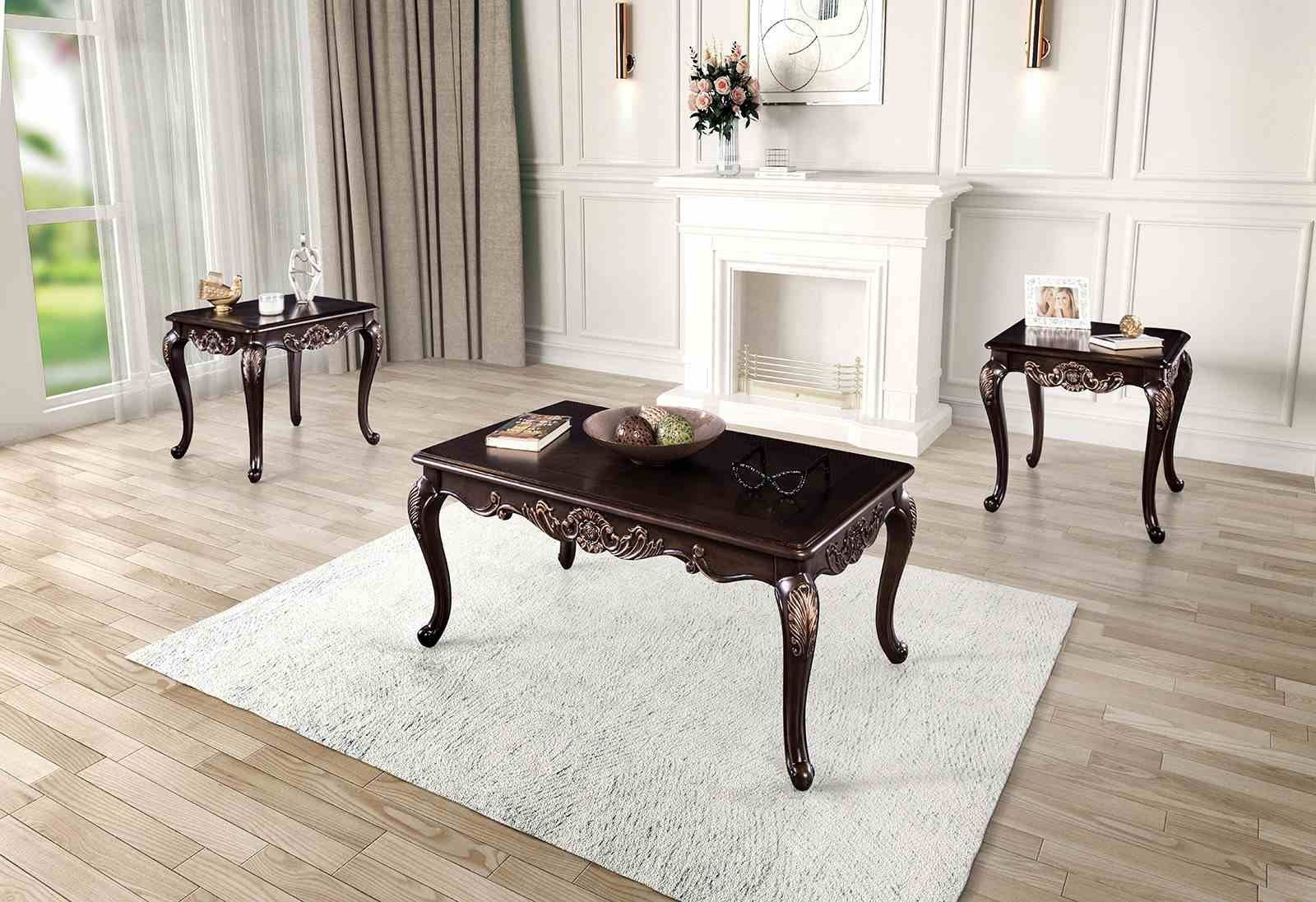Tadcaster Coffee Table, Dark Cherry - Image 2