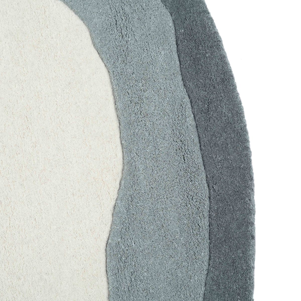 Tarba Grey 8'x10' Organic Floor Rug - Image 4