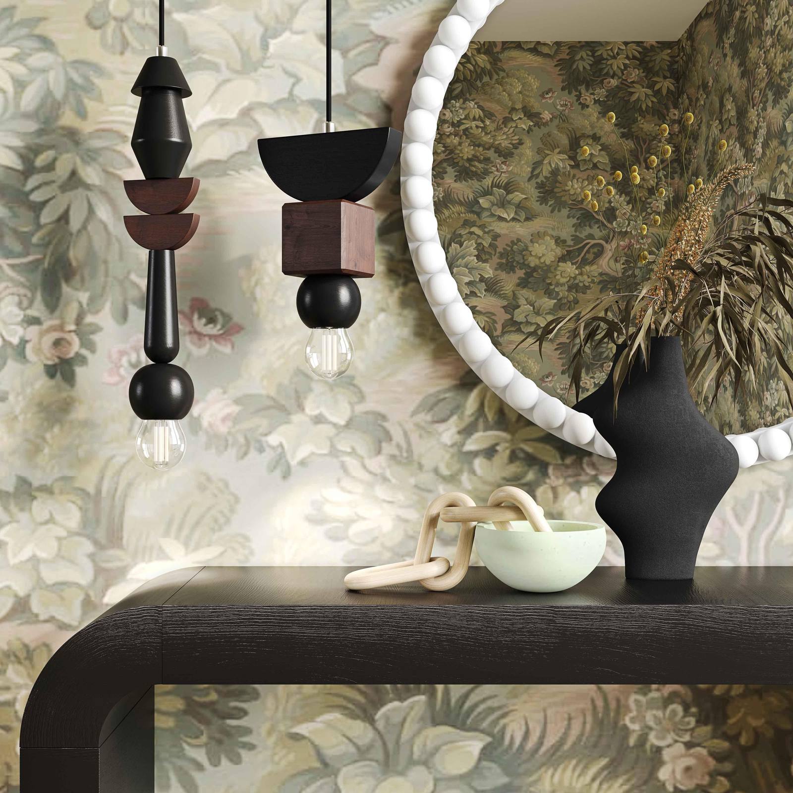 Tarri Black Steel Vase - Image 2