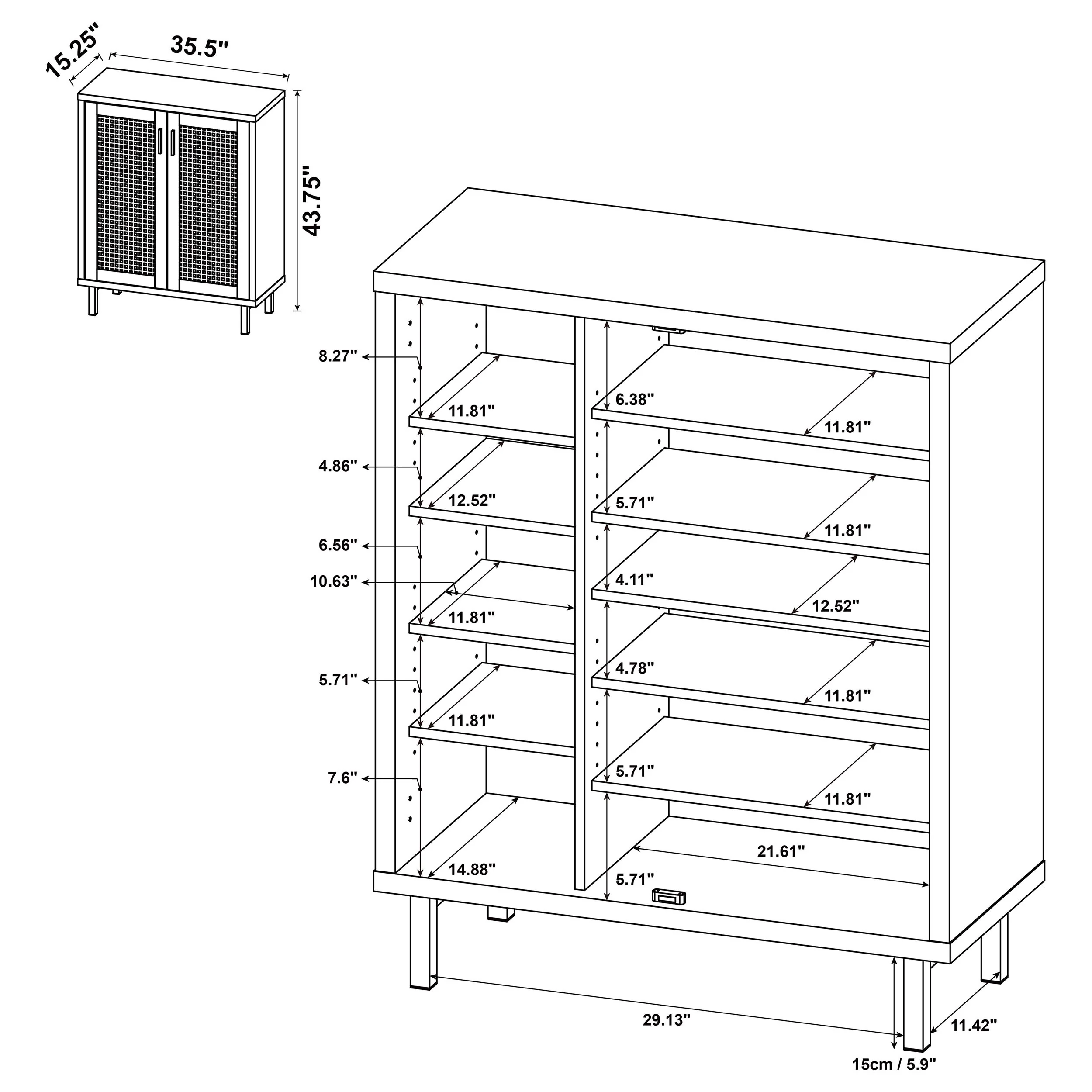 Teller Shoe Cabinet - Image 11