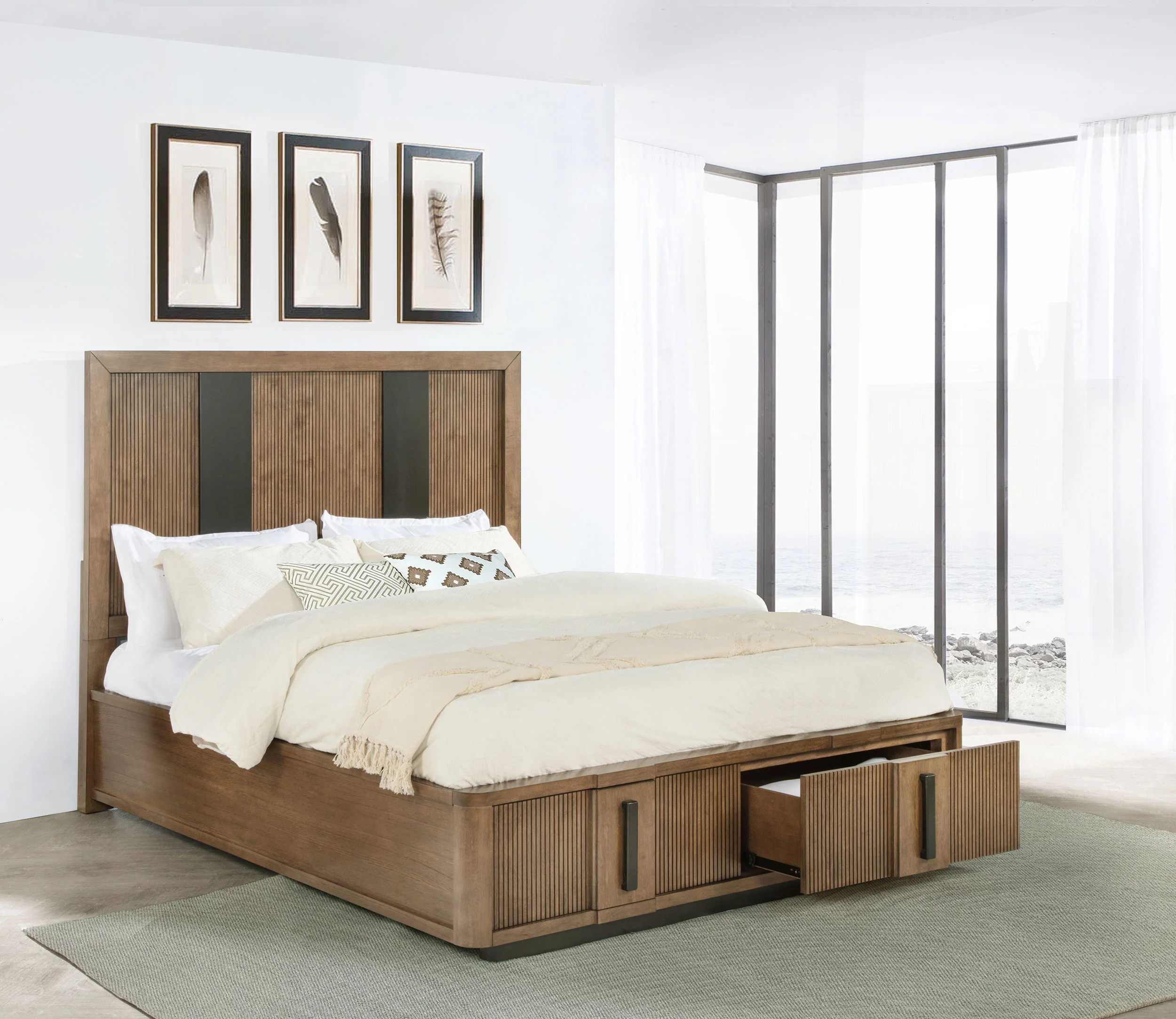 Terrace Panel Platform Storage Bed - Image 20