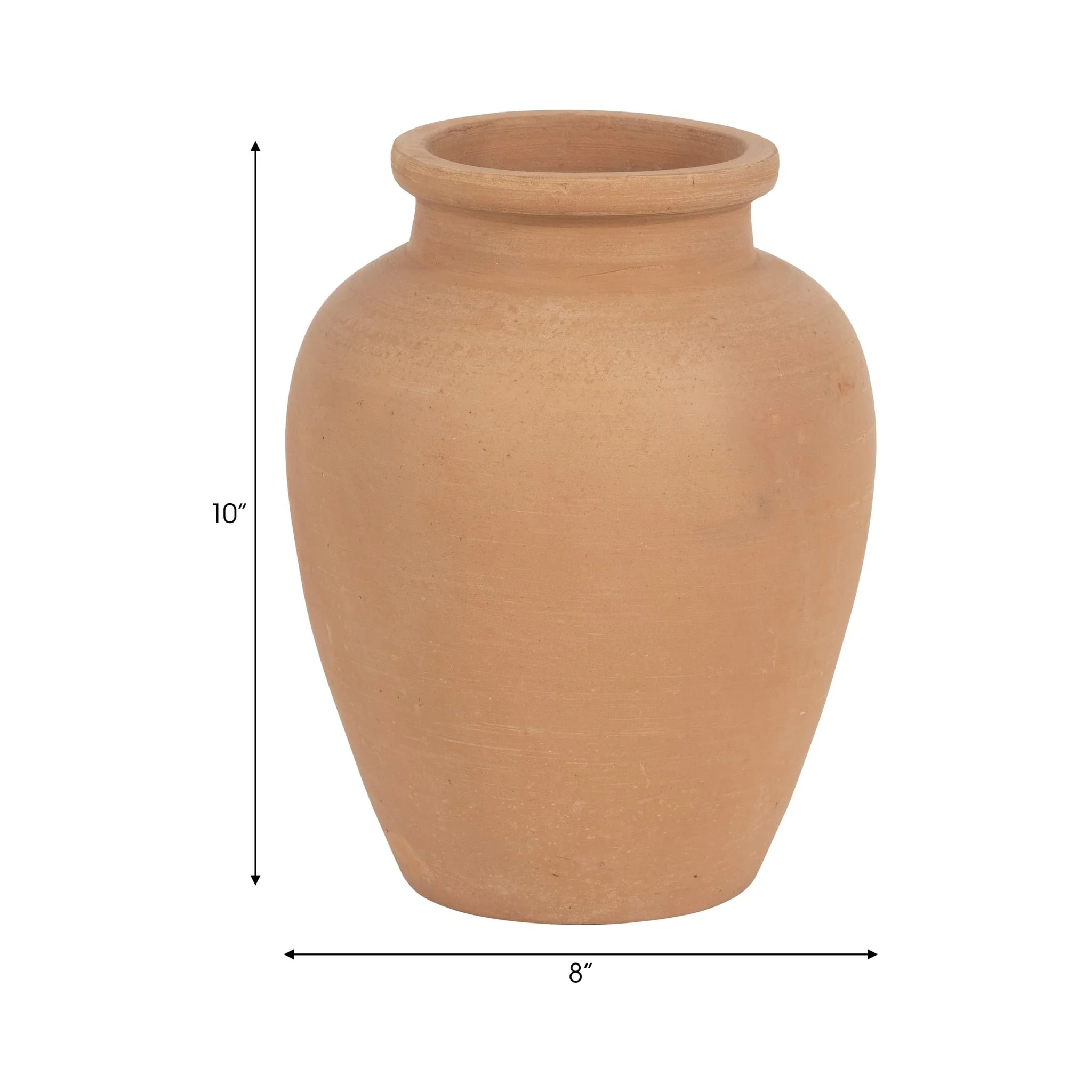 Terracotta, 10" Traditional Jug, Natural - Image 7
