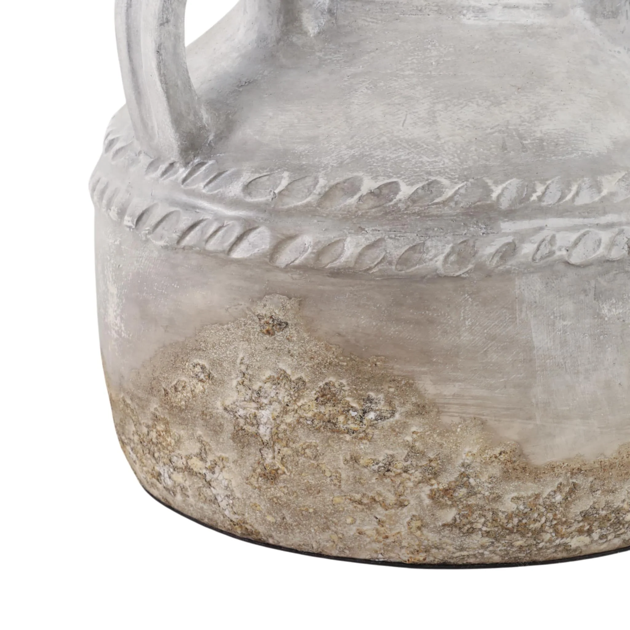 Terracotta, 12" Triple Handle Jug, Reactive Glaze - Image 6