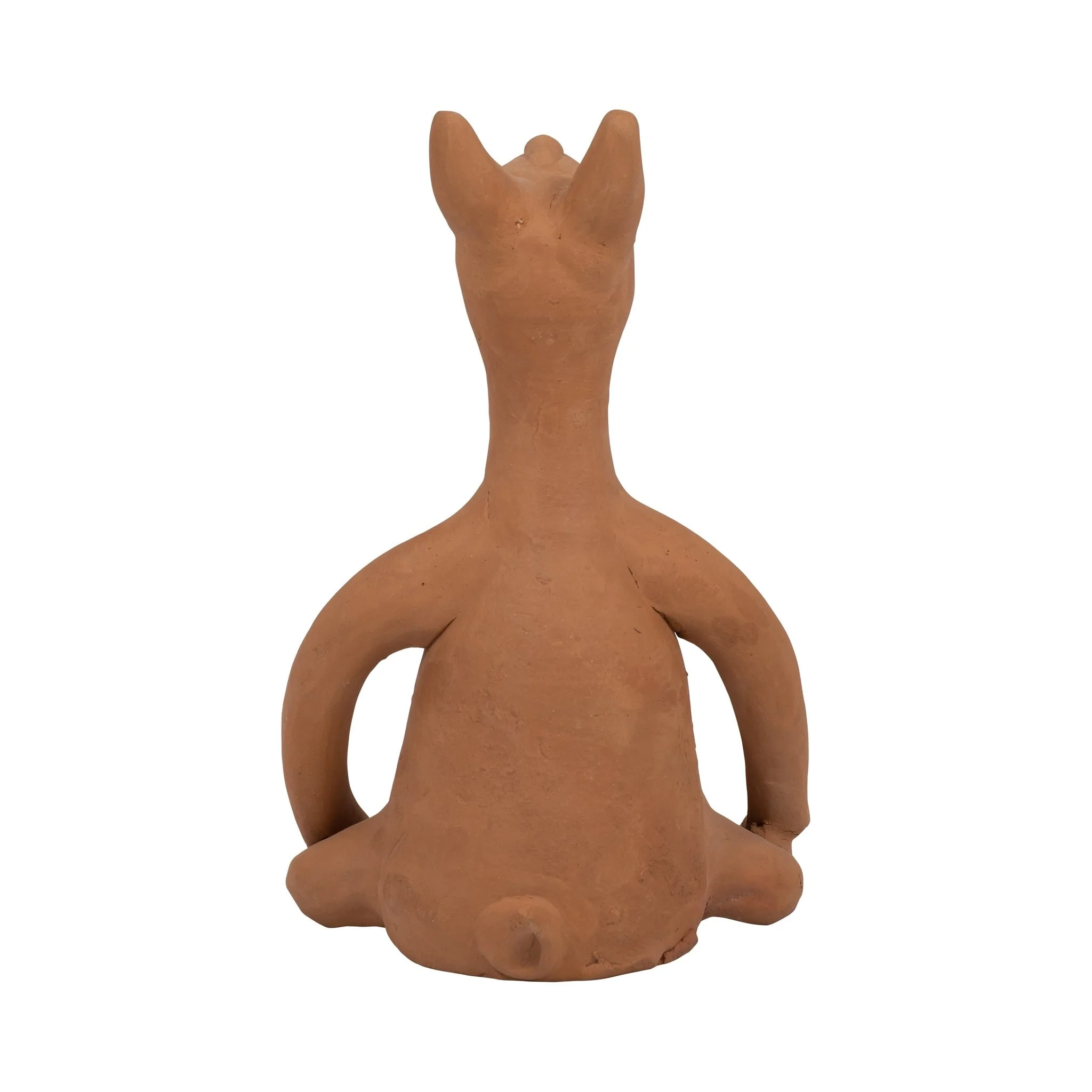 Terracotta, 9" Om Yoga Bunny, Natural - Image 4