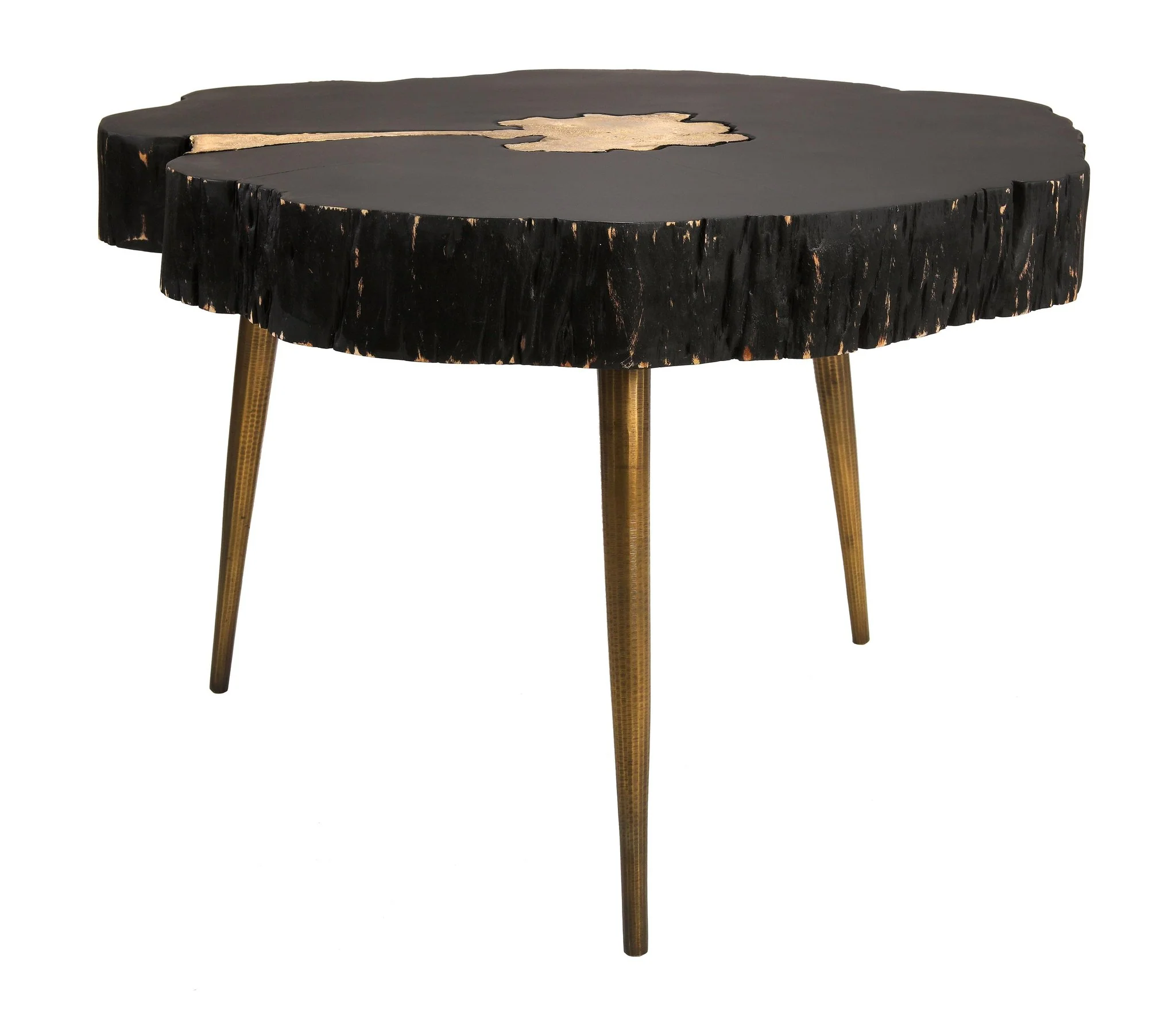 Timber Black and Brass Coffee Table - Image 3