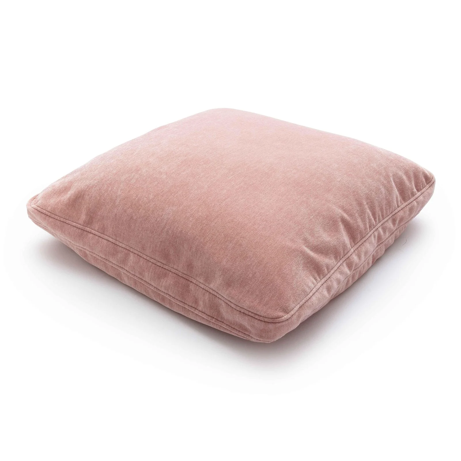 Tipsy Rose Upcycled Chenille 24 x 24 inch Square Floppy Pillow - Image 3
