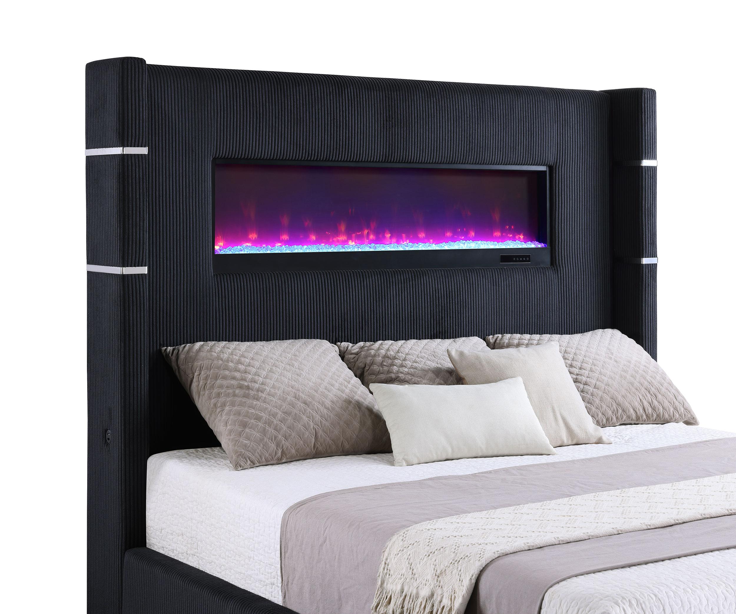 Tisdall Wingback Bed with Flame Visualizer - Image 35