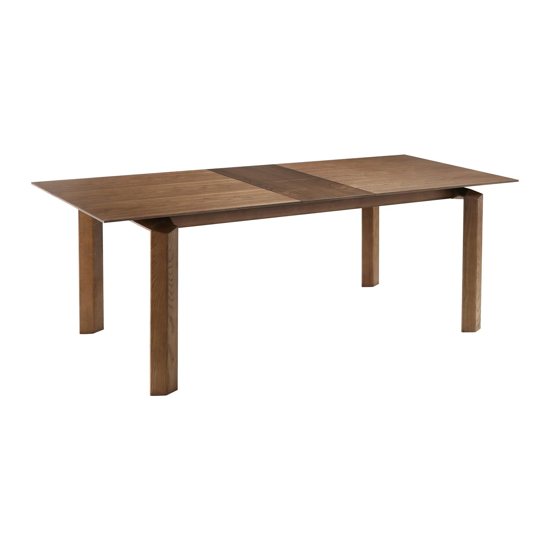 Treviso Parker Mid-Century Walnut Wood 5 Piece Dining Set - Image 3