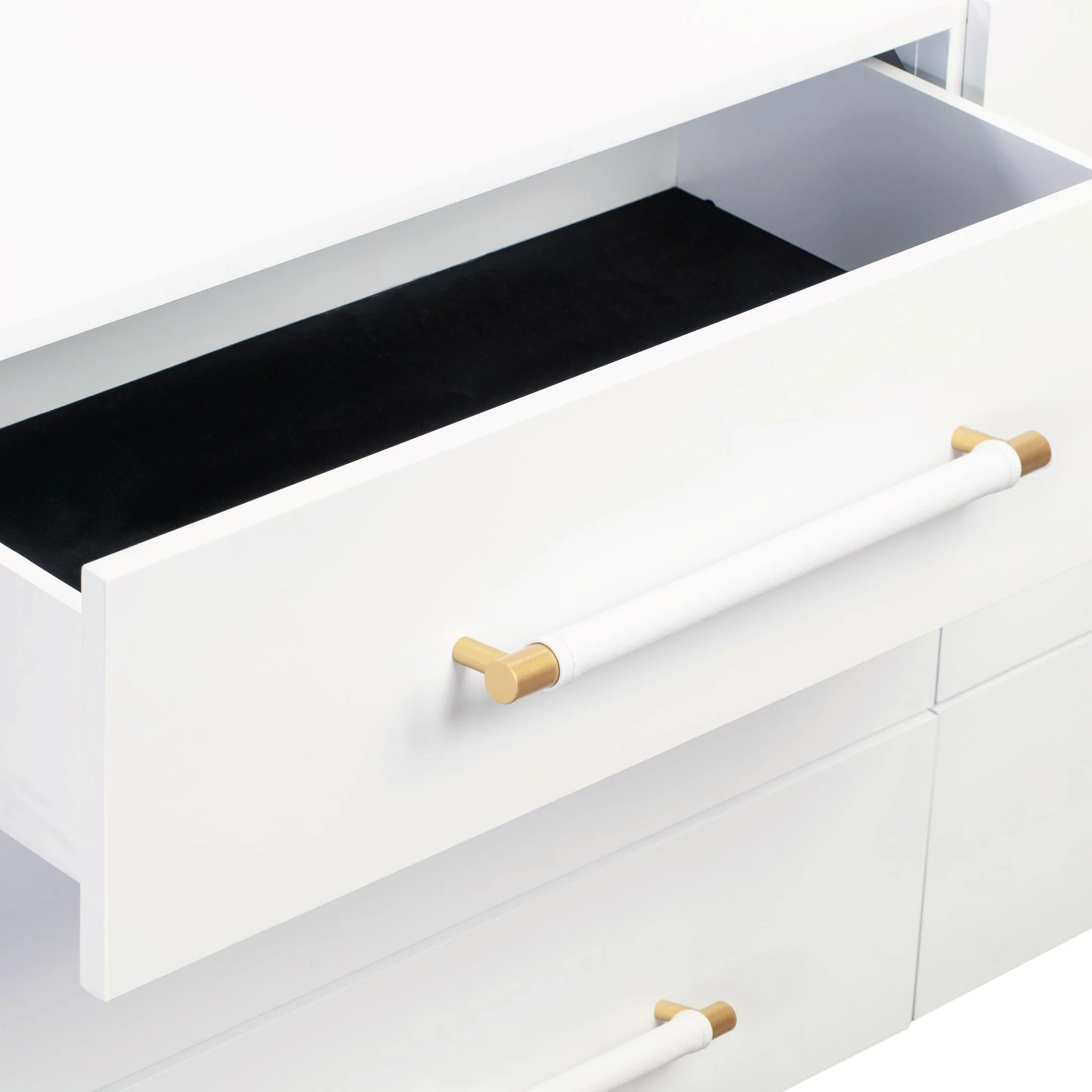 Trident White 6 Drawer Dresser - Image 8