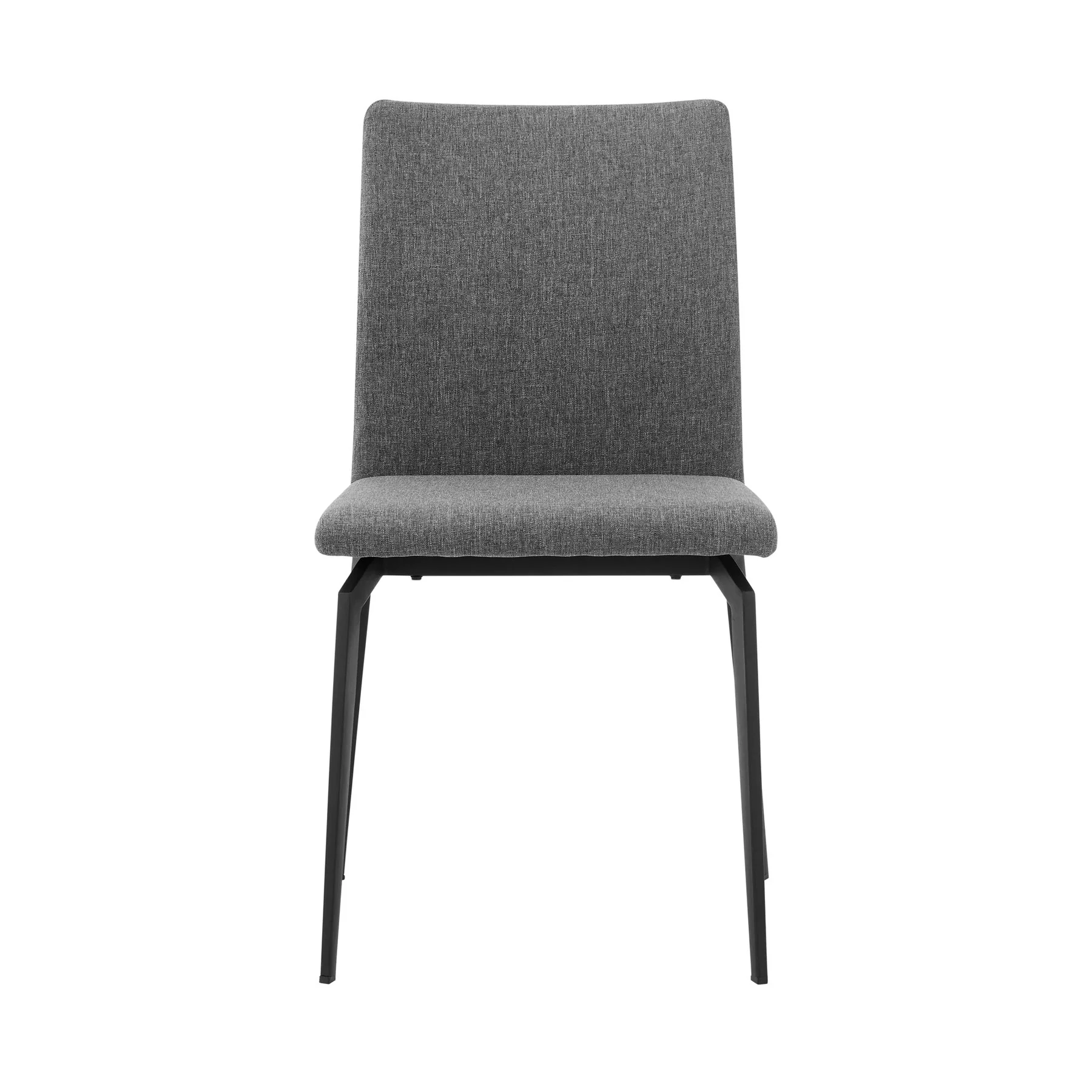 Urbino Lyon 7 Piece Dining Set with Gray Fabric Chairs - Image 9