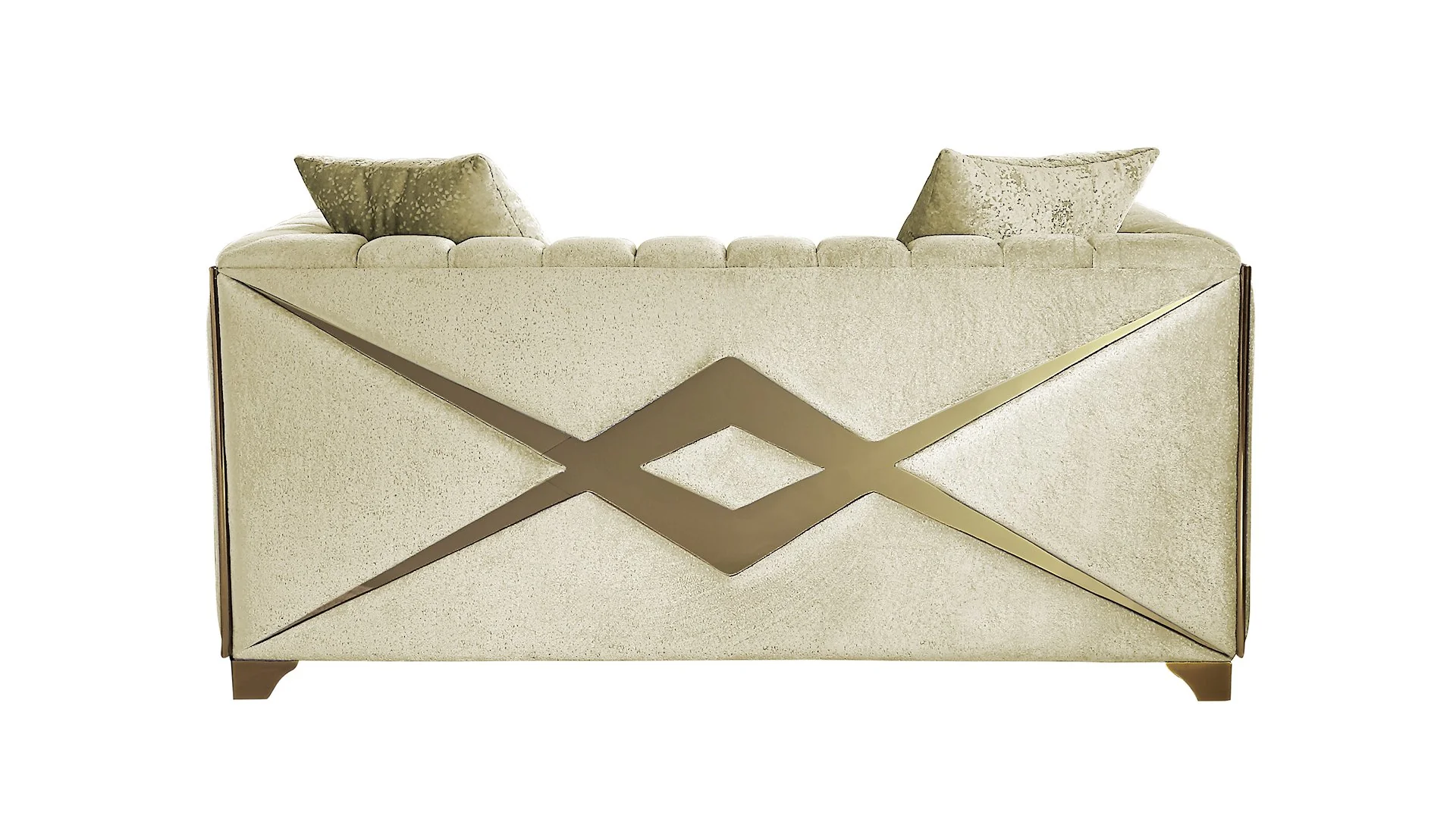 Velencia 3 Pc Living Room set Cream