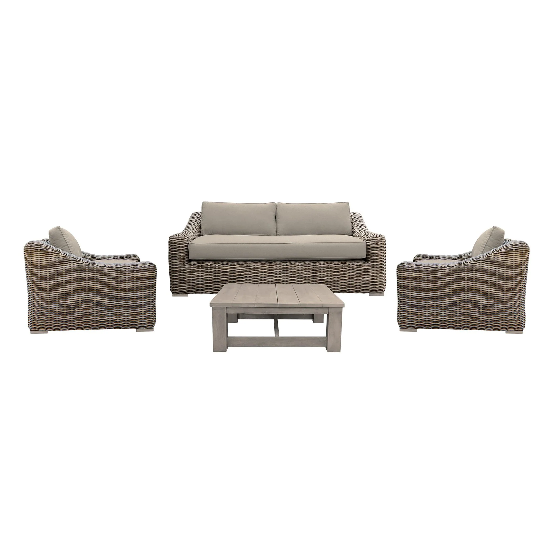 Verano Acacia Wood Outdoor Coffee Table in Brown