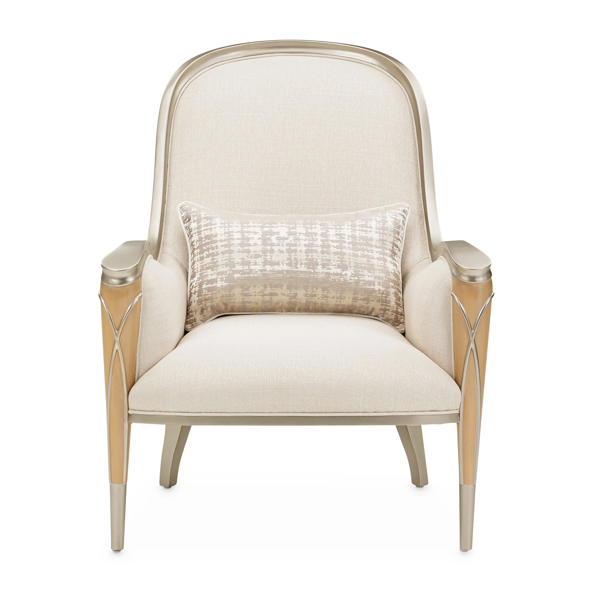 Villa Cherie Accent Chair - Pearl/Caramel