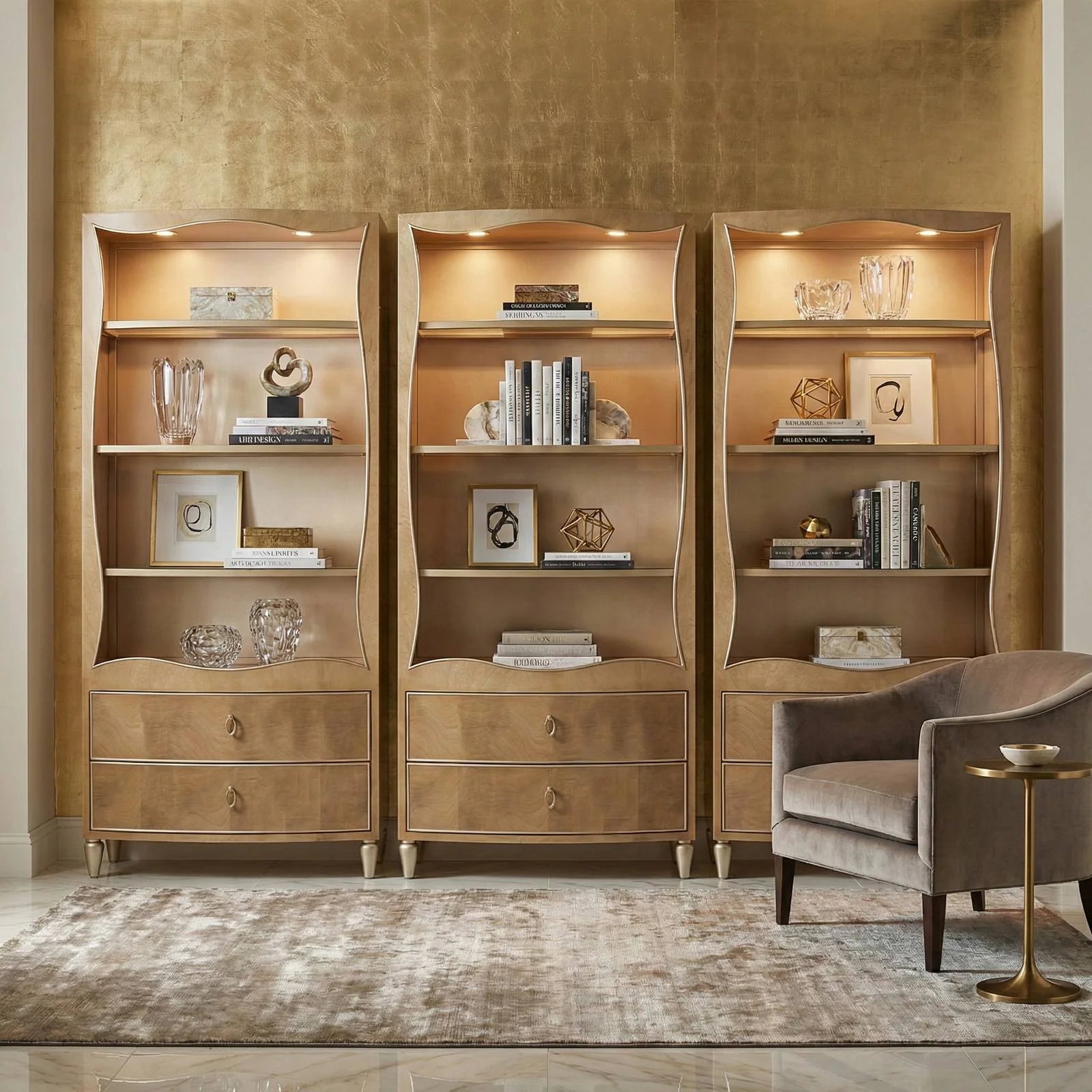 Villa Cherie Bookcase - Caramel - Image 5
