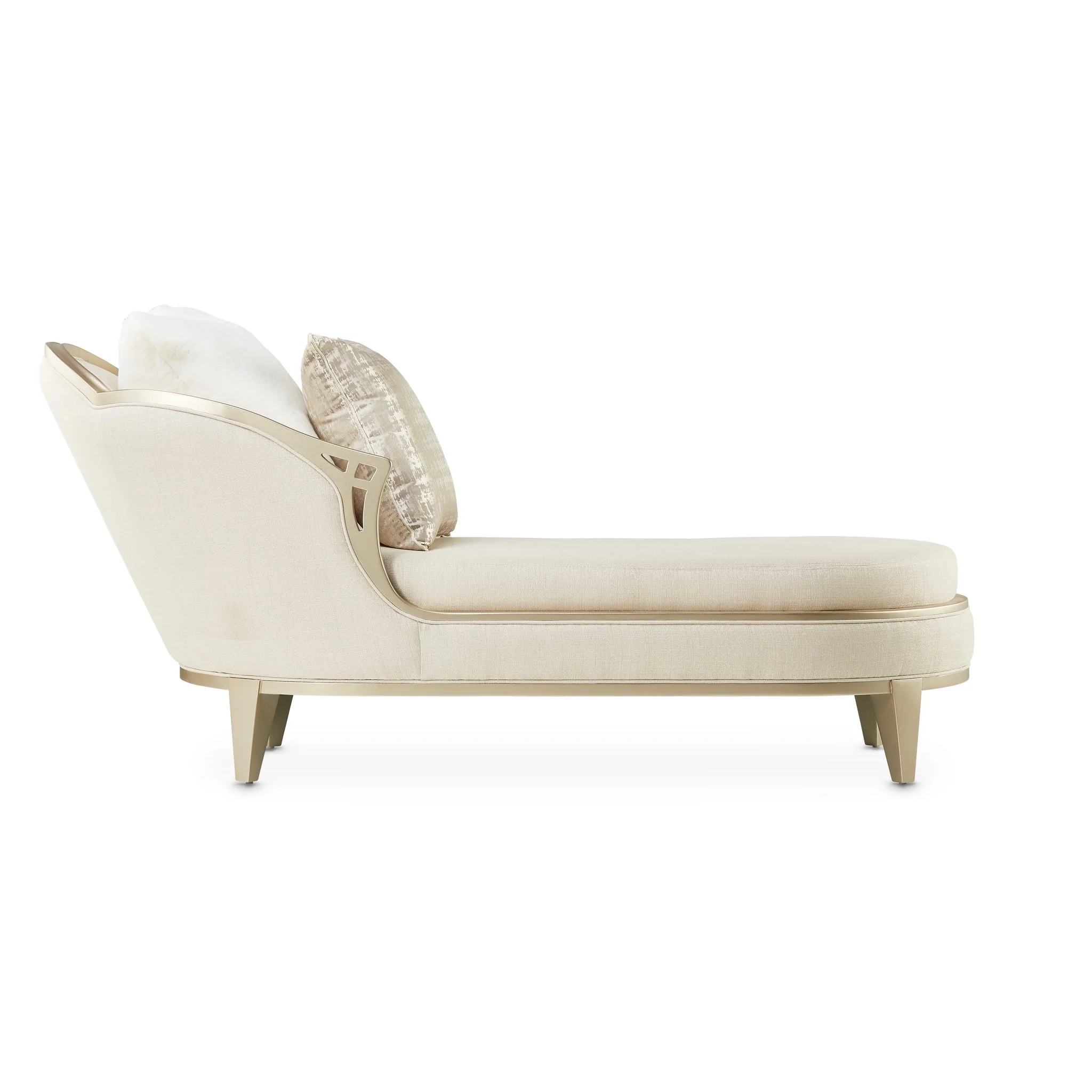 Villa Cherie Chaise - Pearl/Caramel - Image 3