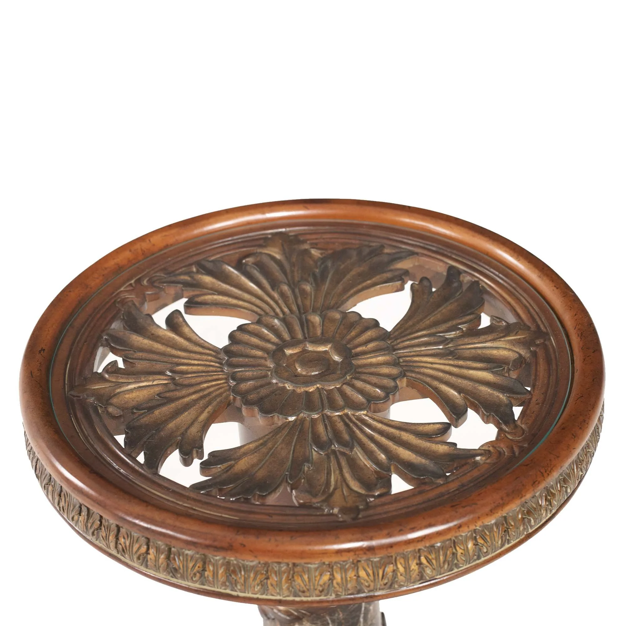 Villa Valencia Chairside Table - Classic Chestnut