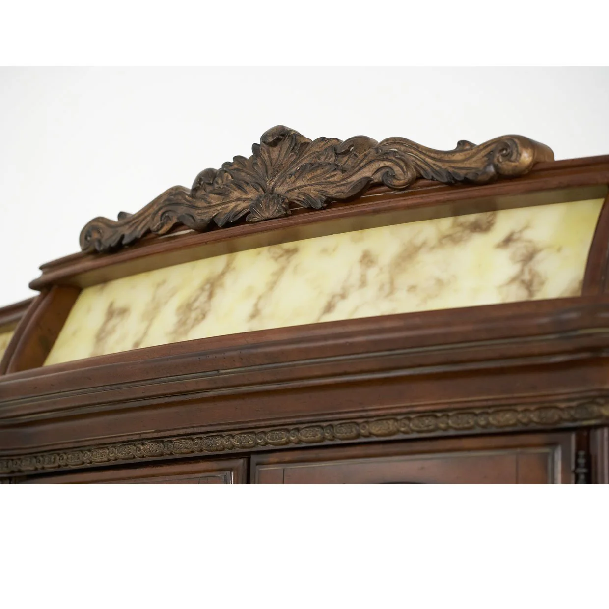 Villa Valencia China Buffet with Lighted Top - Classic Chestnut - Image 2