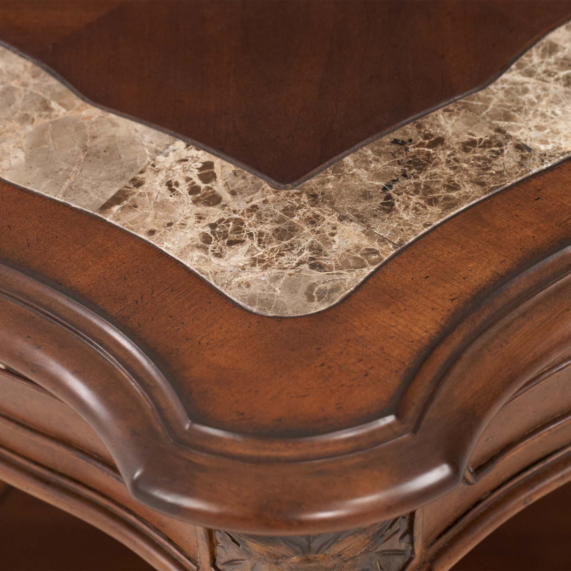 Villa Valencia End Table - Classic Chestnut - Image 3