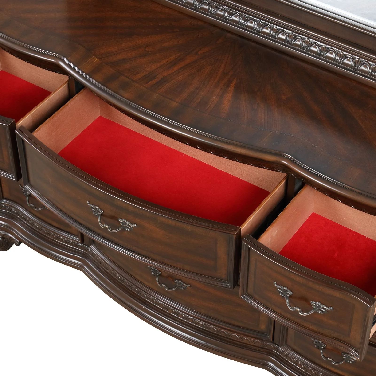 Vintage Dresser Walnut - Image 4