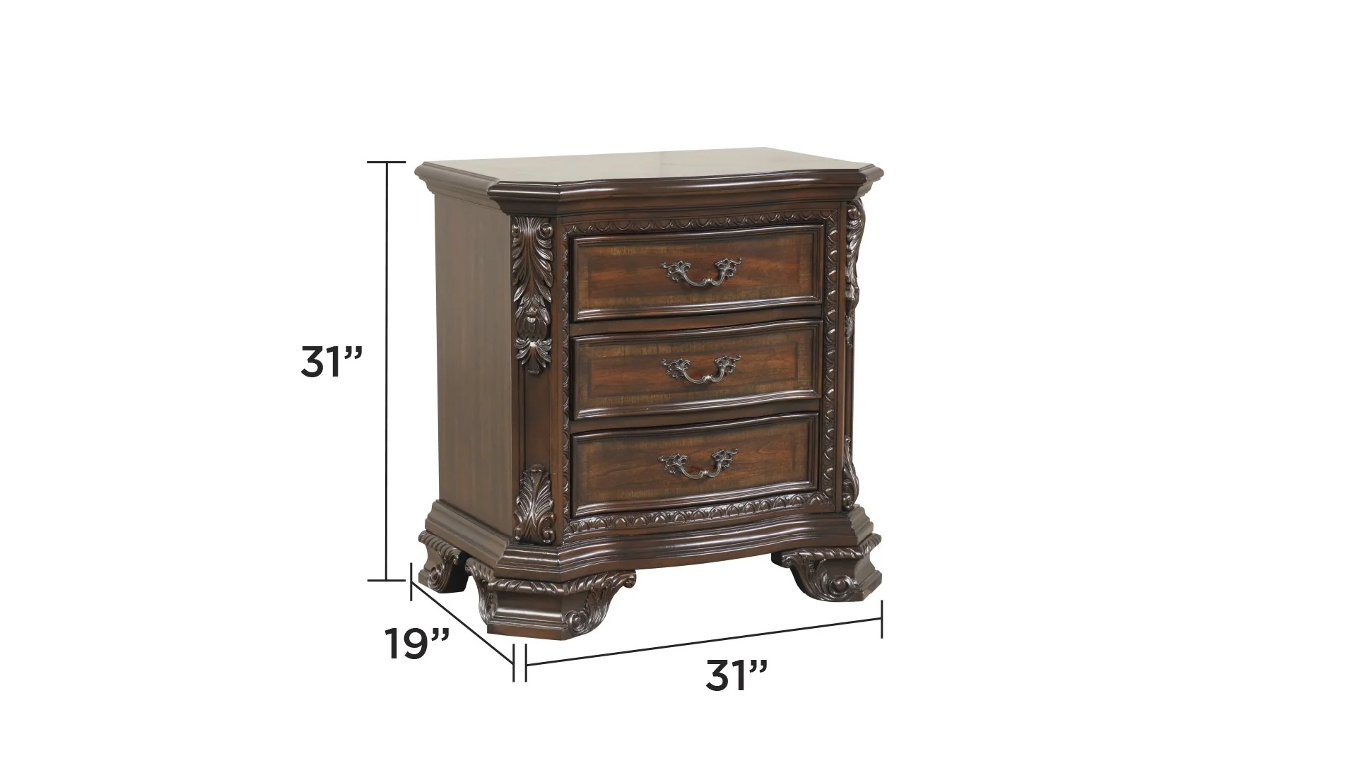 Vintage King 5 Pc Bedroom Set - Image 17