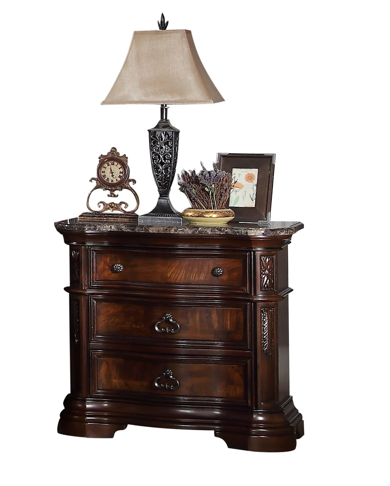Vintage Queen 4 Pc Bedroom Set - Image 19