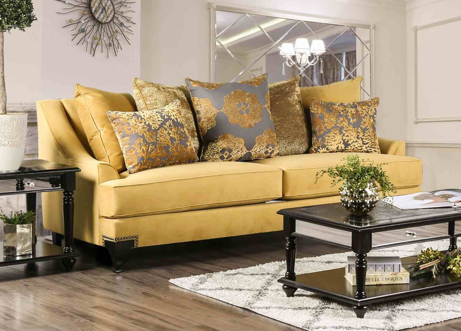 Viscontti Sofa, Gold