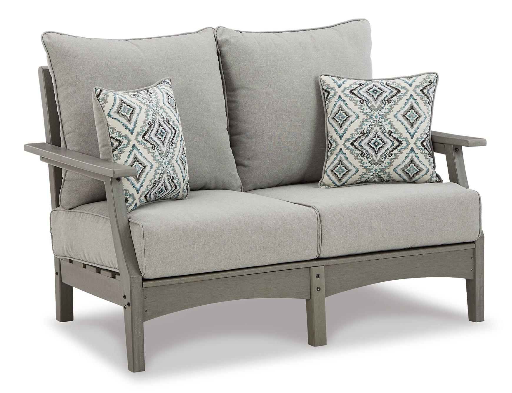 Visola Outdoor Loveseat and Coffee Table - Image 2