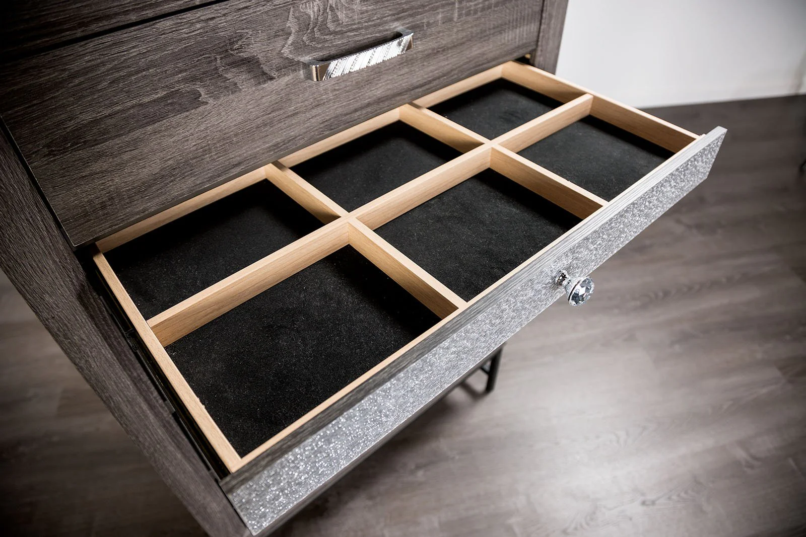 Voleta Dresser, Gray - Image 3
