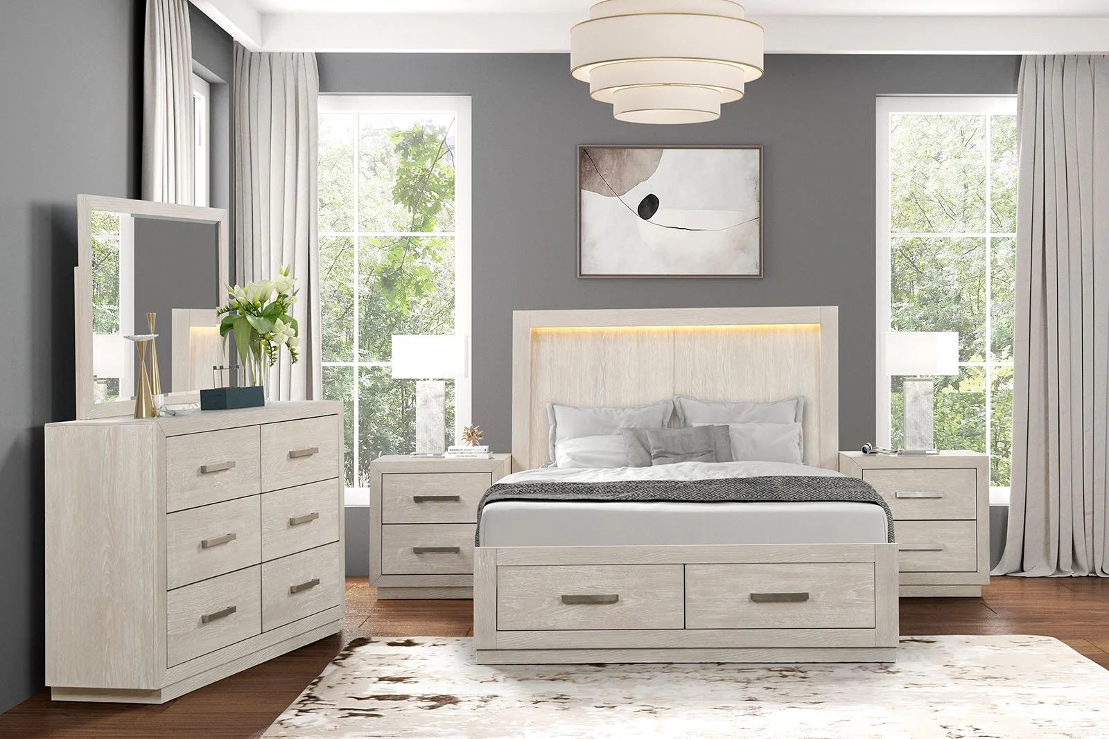 Wellingborough Dresser, Light Gray - Image 3