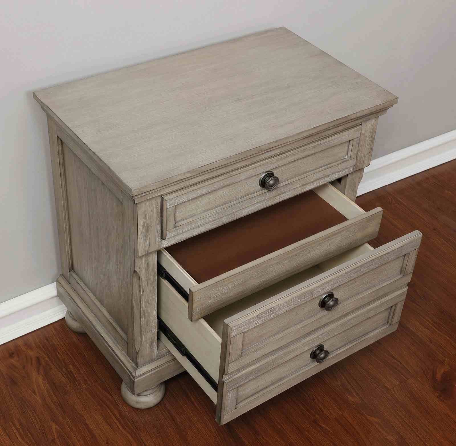 Wells Queen Bed, Gray - Image 4