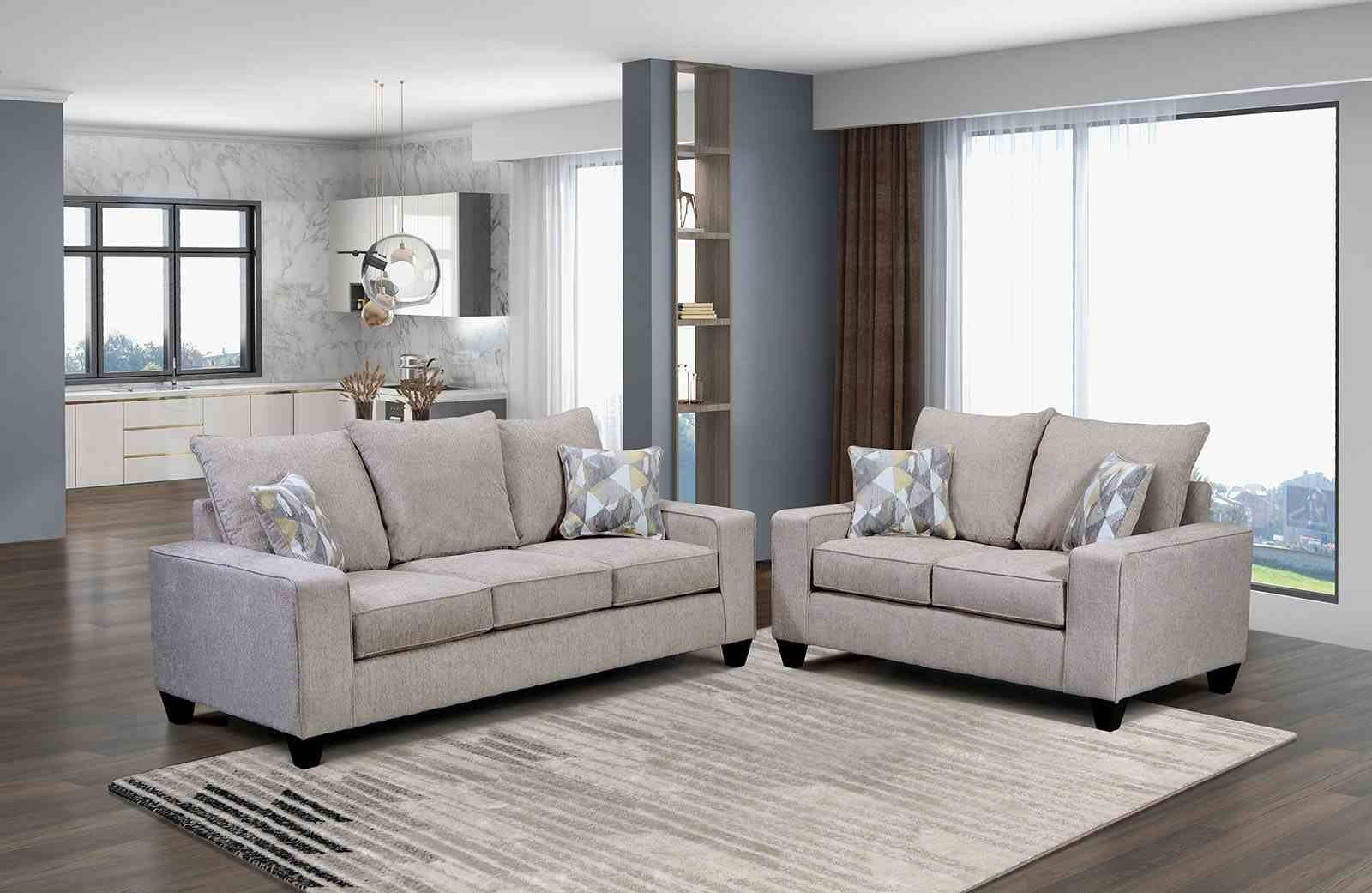 West Action Loveseat, Beige - Image 2