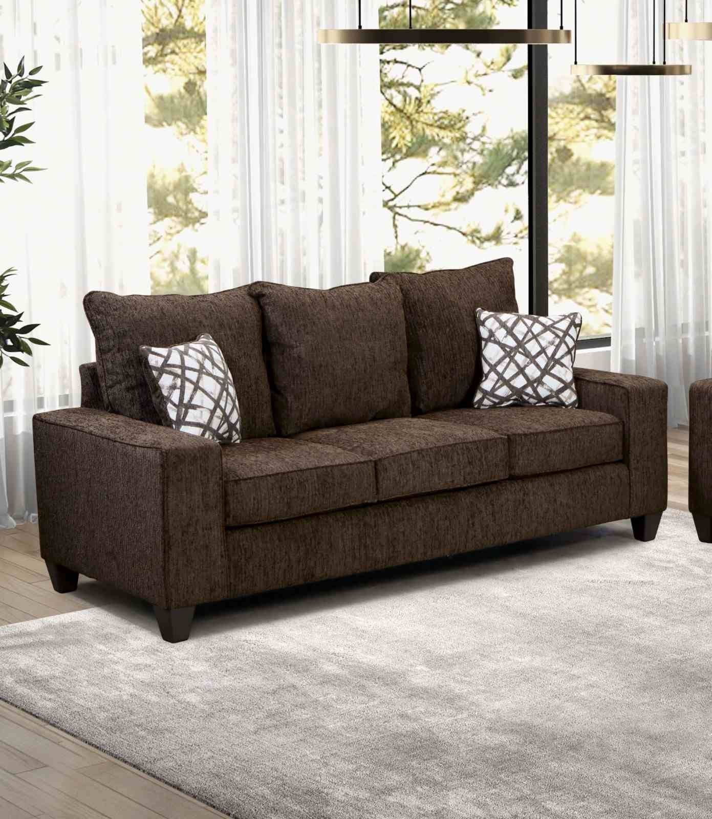 West Action Sofa, Chocolate