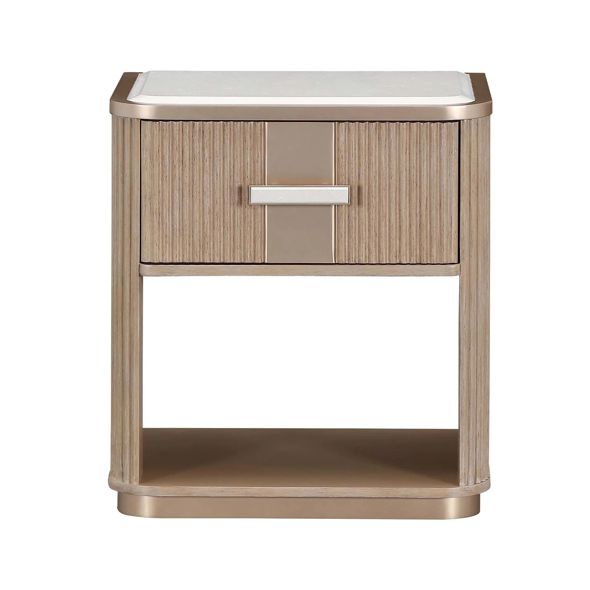 West Kensington 1-Drawer Nightstand - Sea Salt Caramel