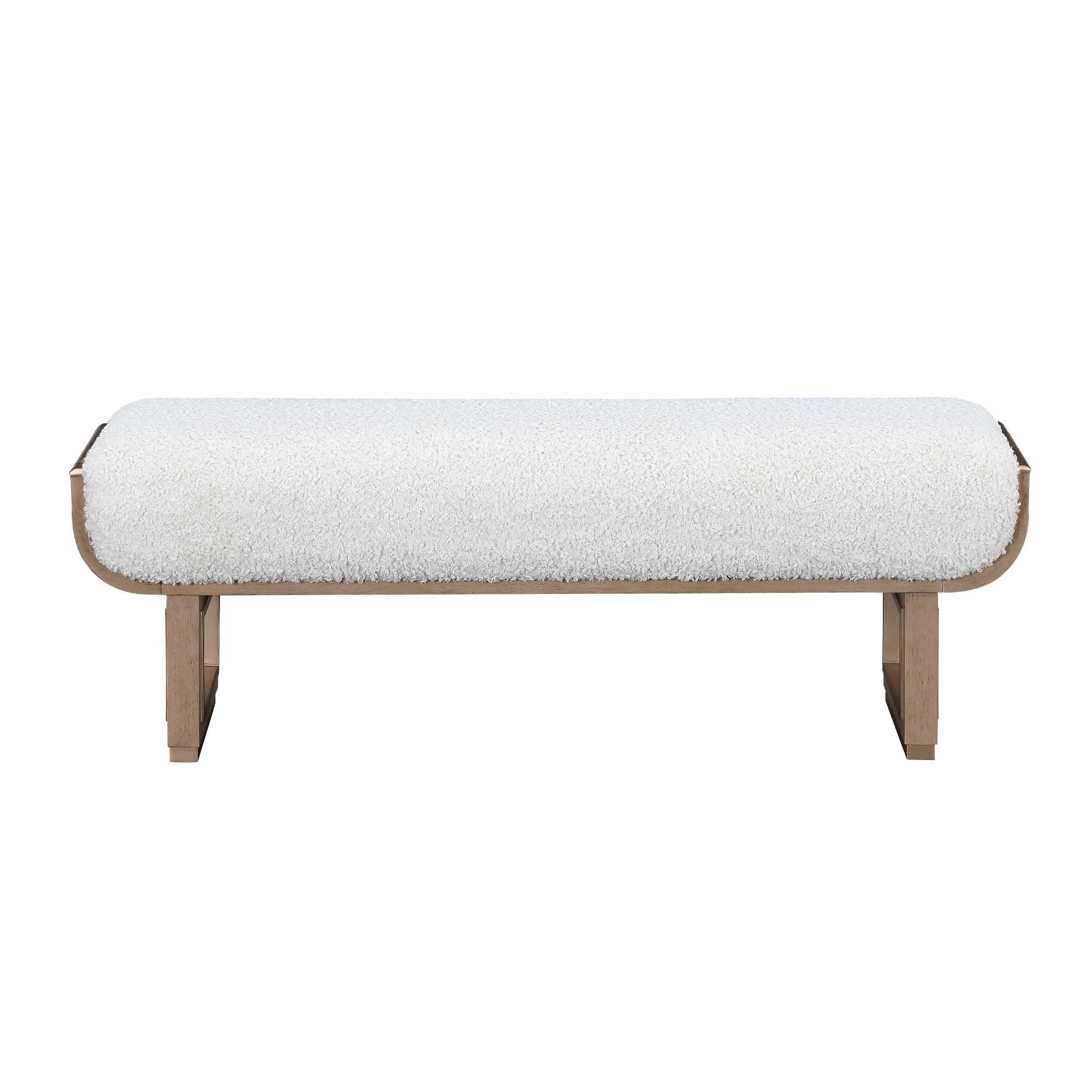 West Kensington Accent Bench - Sea Salt Caramel