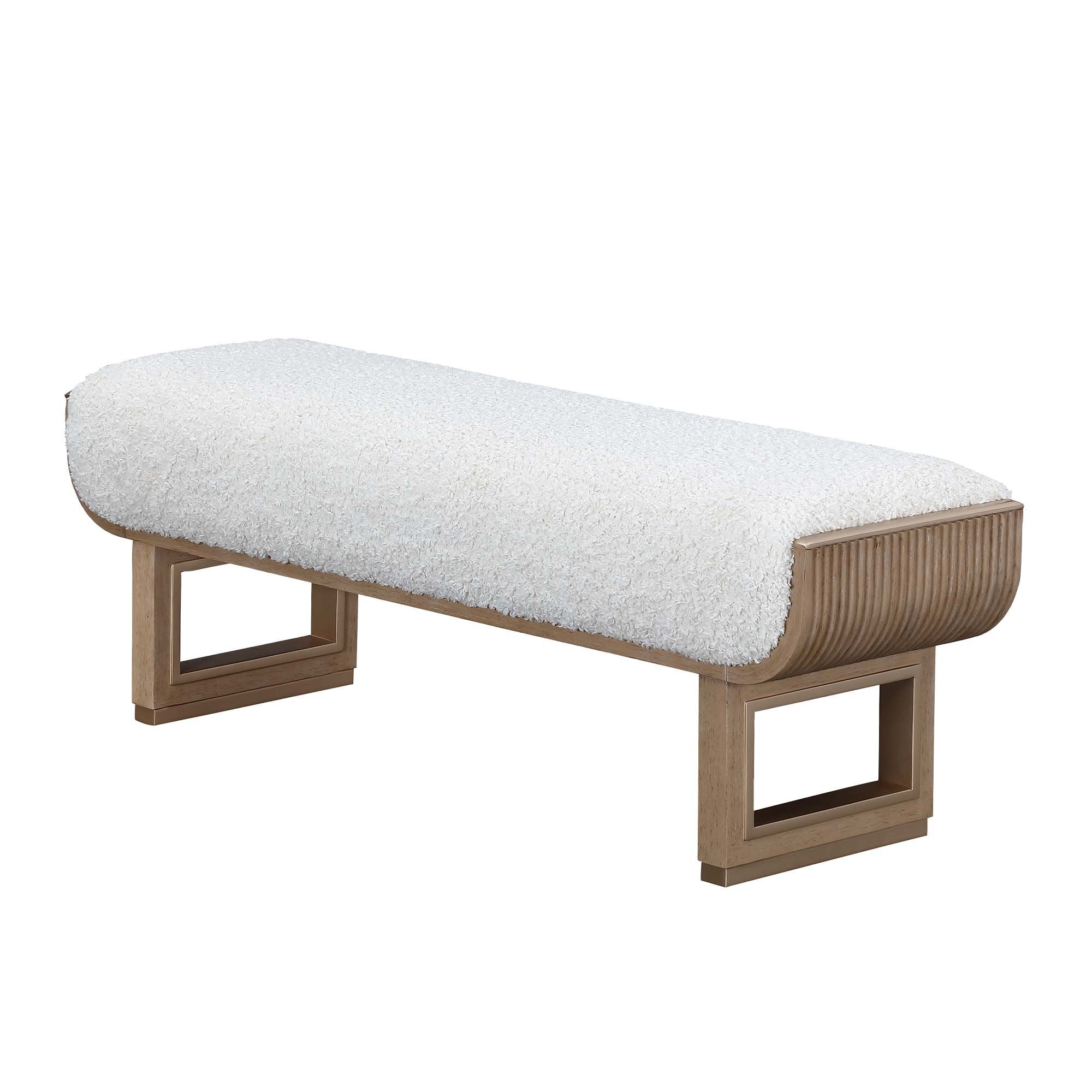 West Kensington Accent Bench - Sea Salt Caramel - Image 9