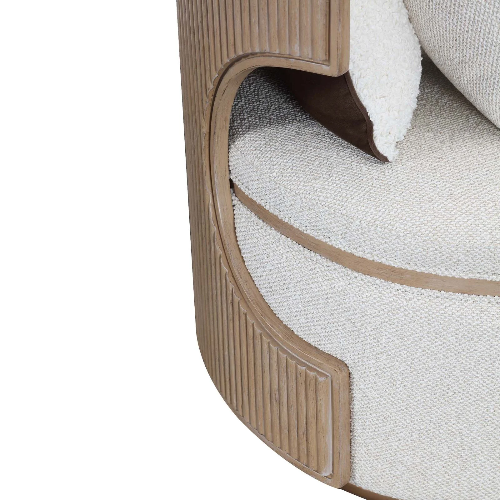 West Kensington Chaise - Buff/Seal Salt Caramel - Image 8