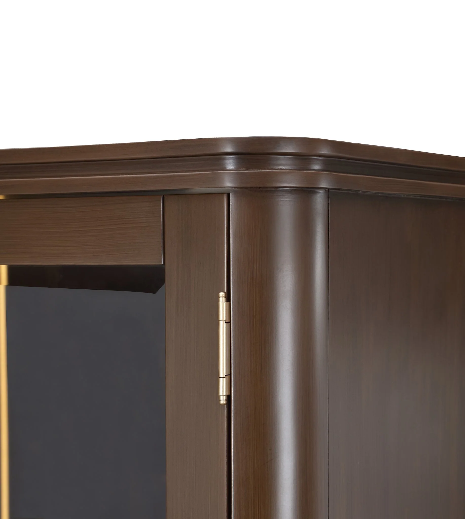 West Kensington Display Cabinet - Medium Espresso - Image 13