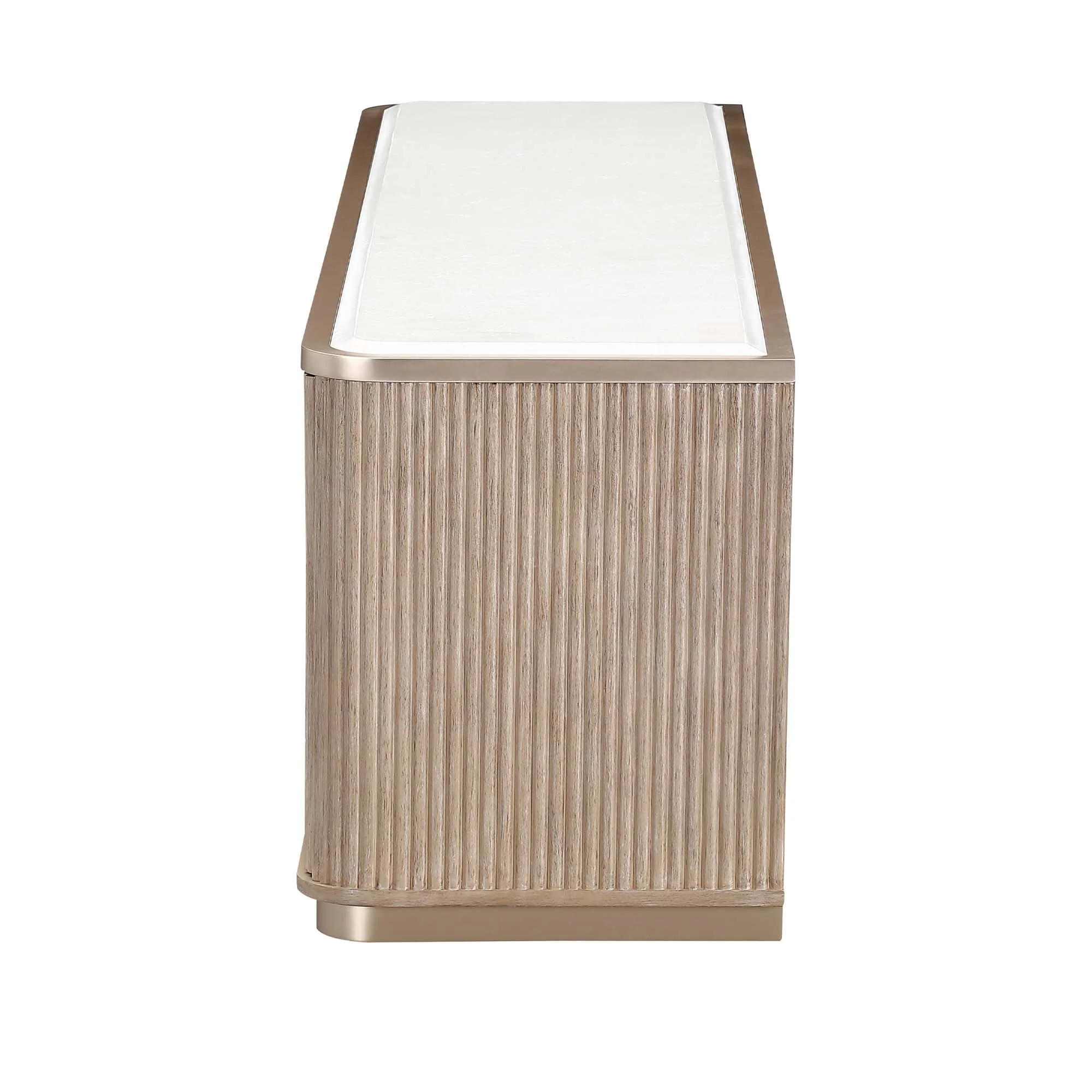 West Kensington Media Cabinet - Sea Salt Caramel - Image 4