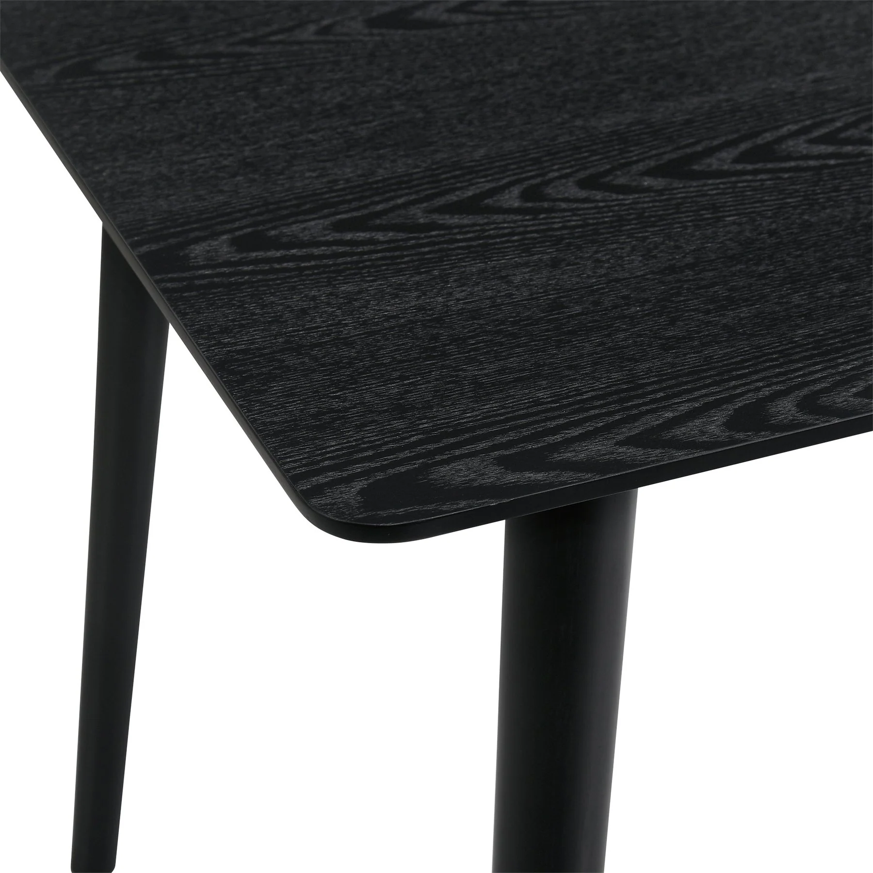 Westmont 59" Rectangular Dining Table in Black Wood - Image 3